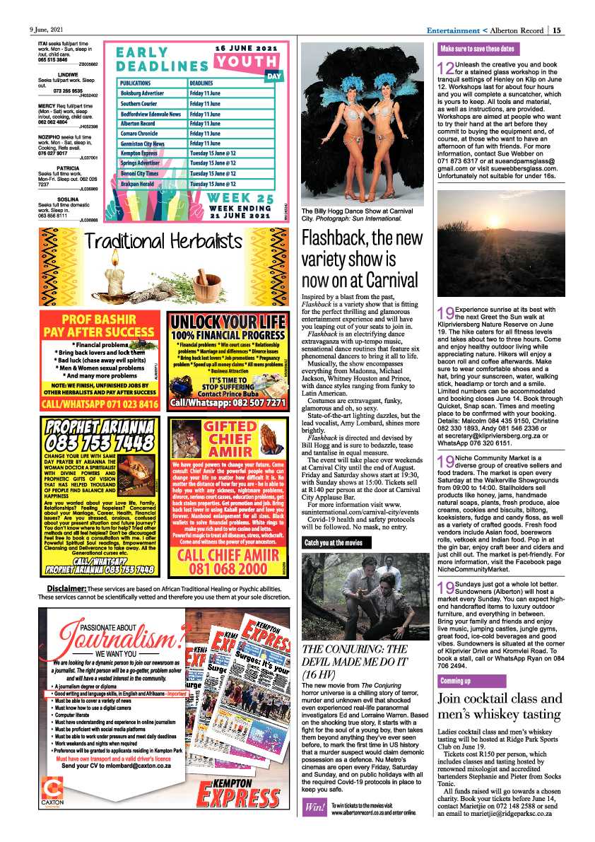 Alberton Record 09 June 2021 page 15