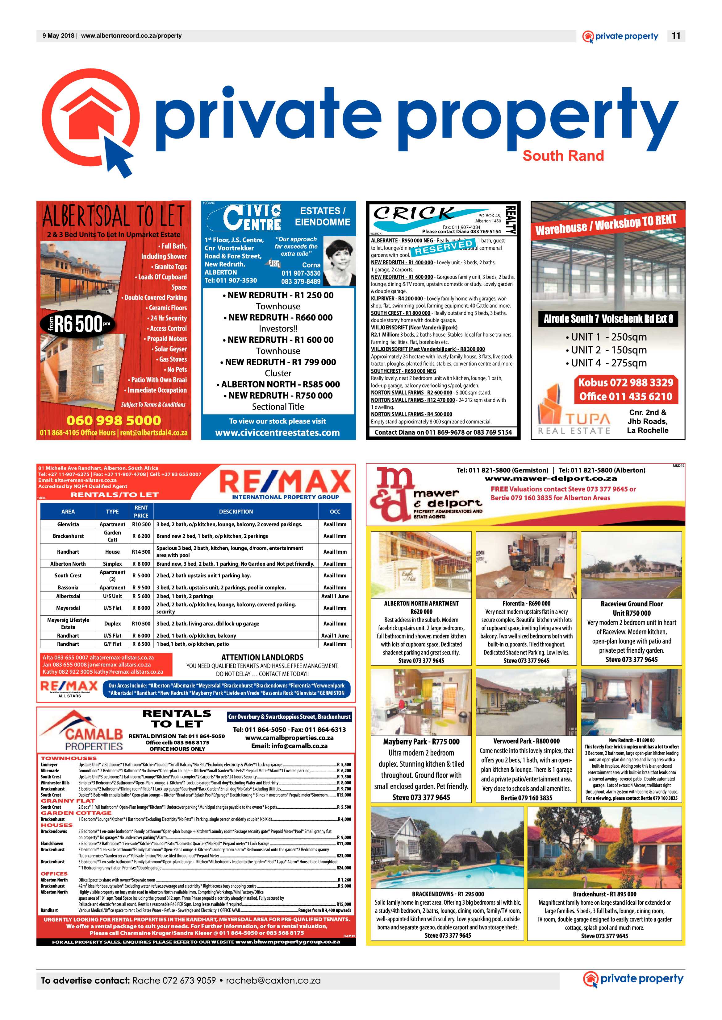 Alberton Record 09 May 2018 page 11