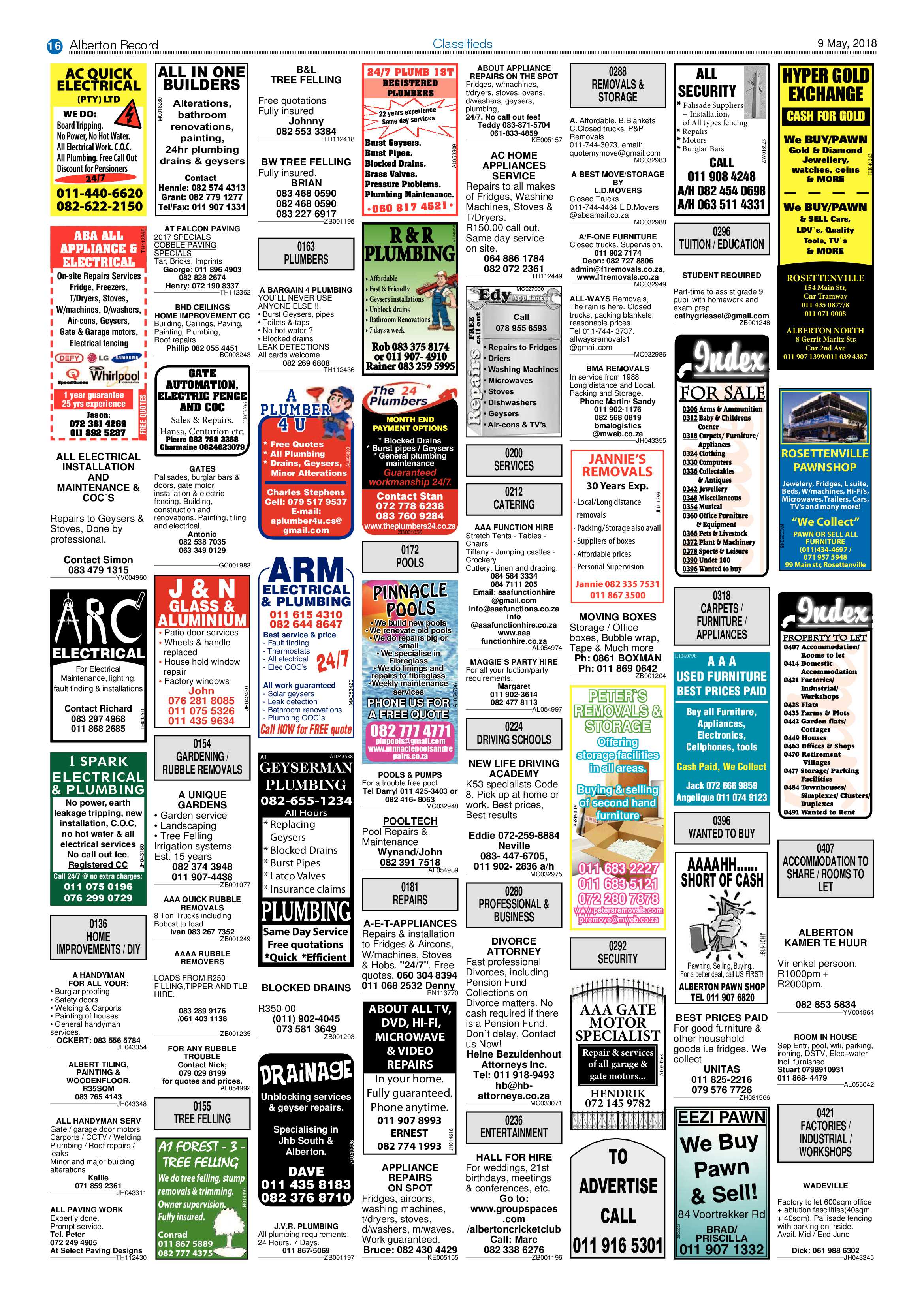 Alberton Record 09 May 2018 page 16