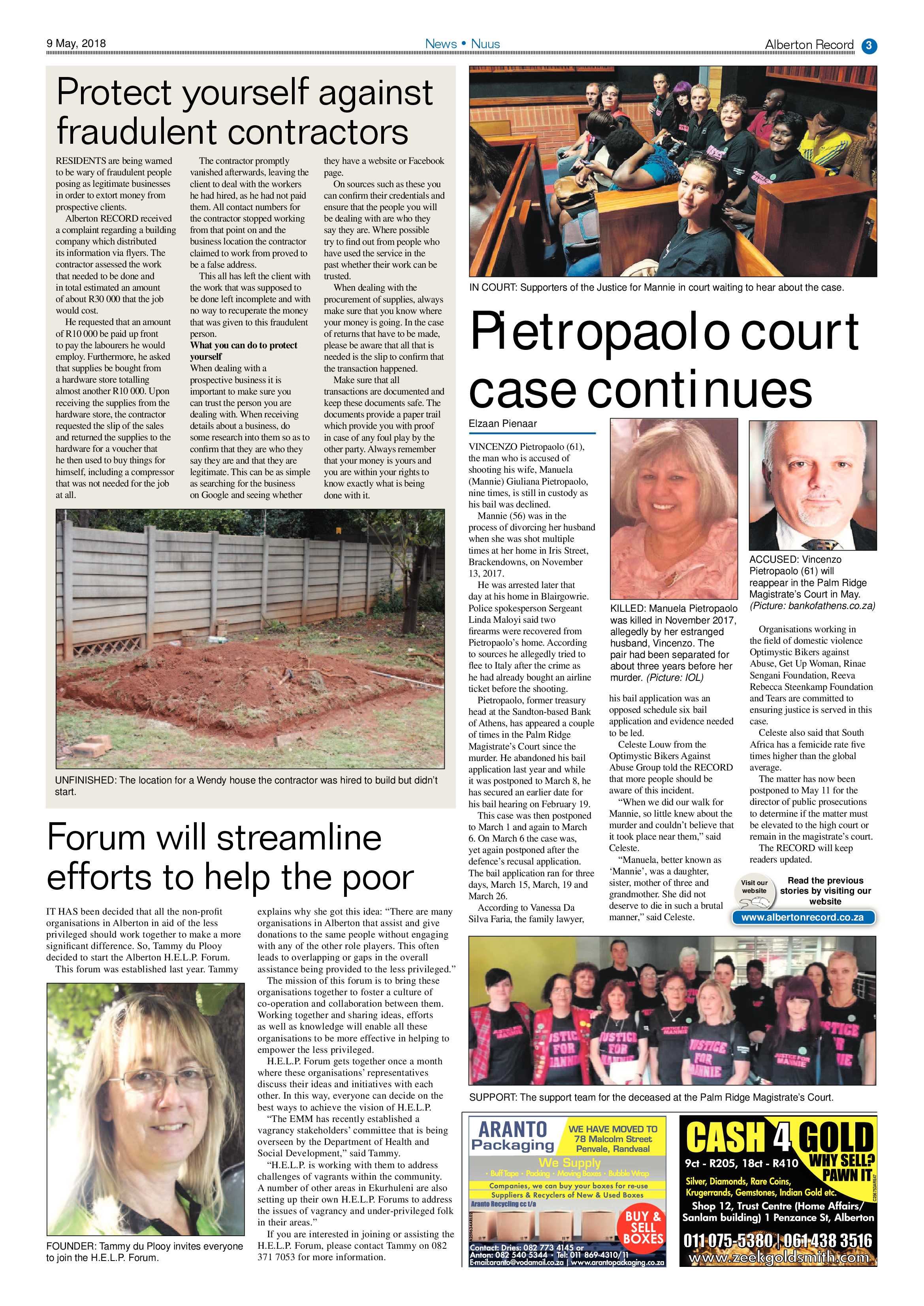 Alberton Record 09 May 2018 page 3