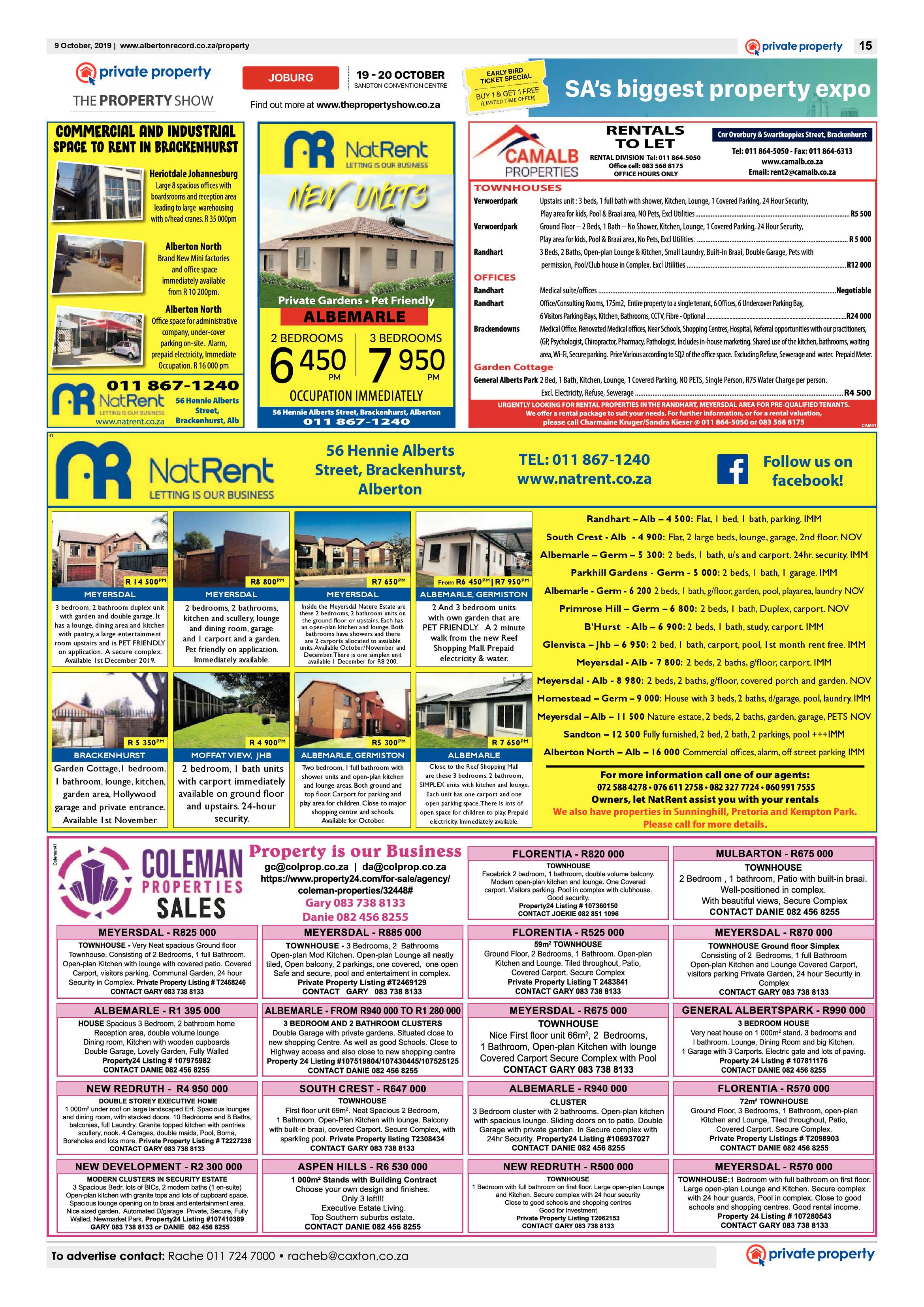 Alberton Record 09 October 2019 page 15