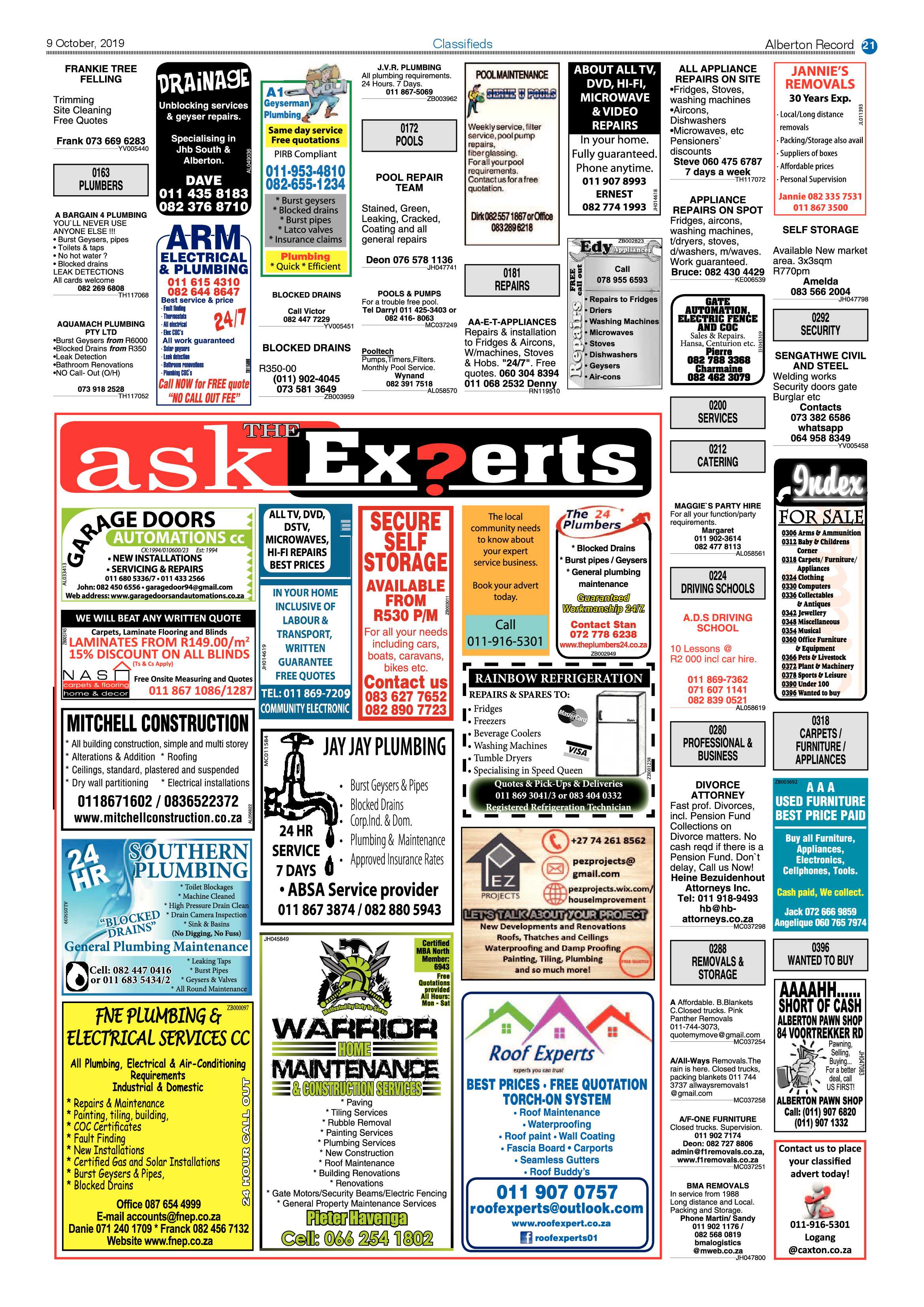 Alberton Record 09 October 2019 page 21