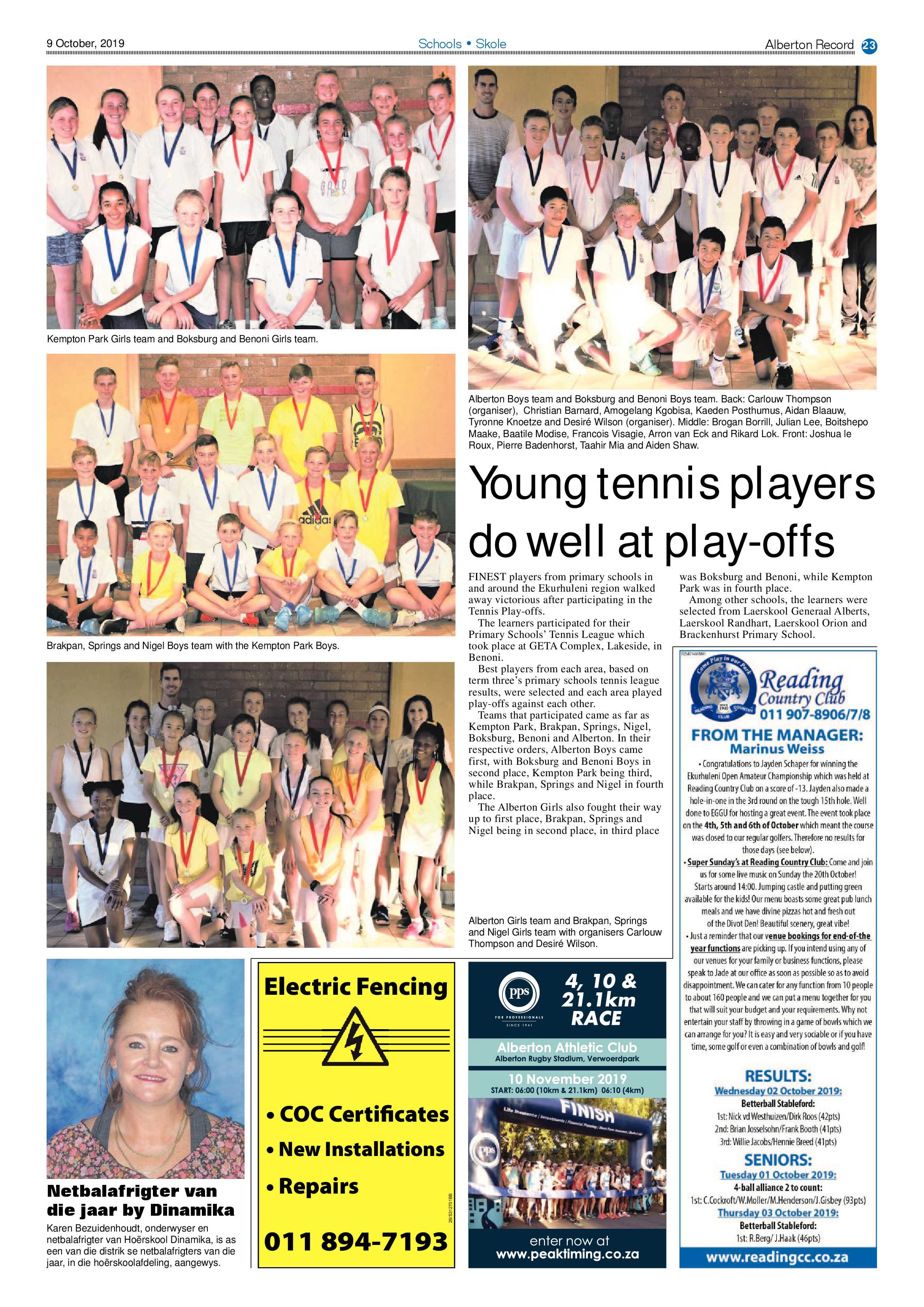 Alberton Record 09 October 2019 page 23