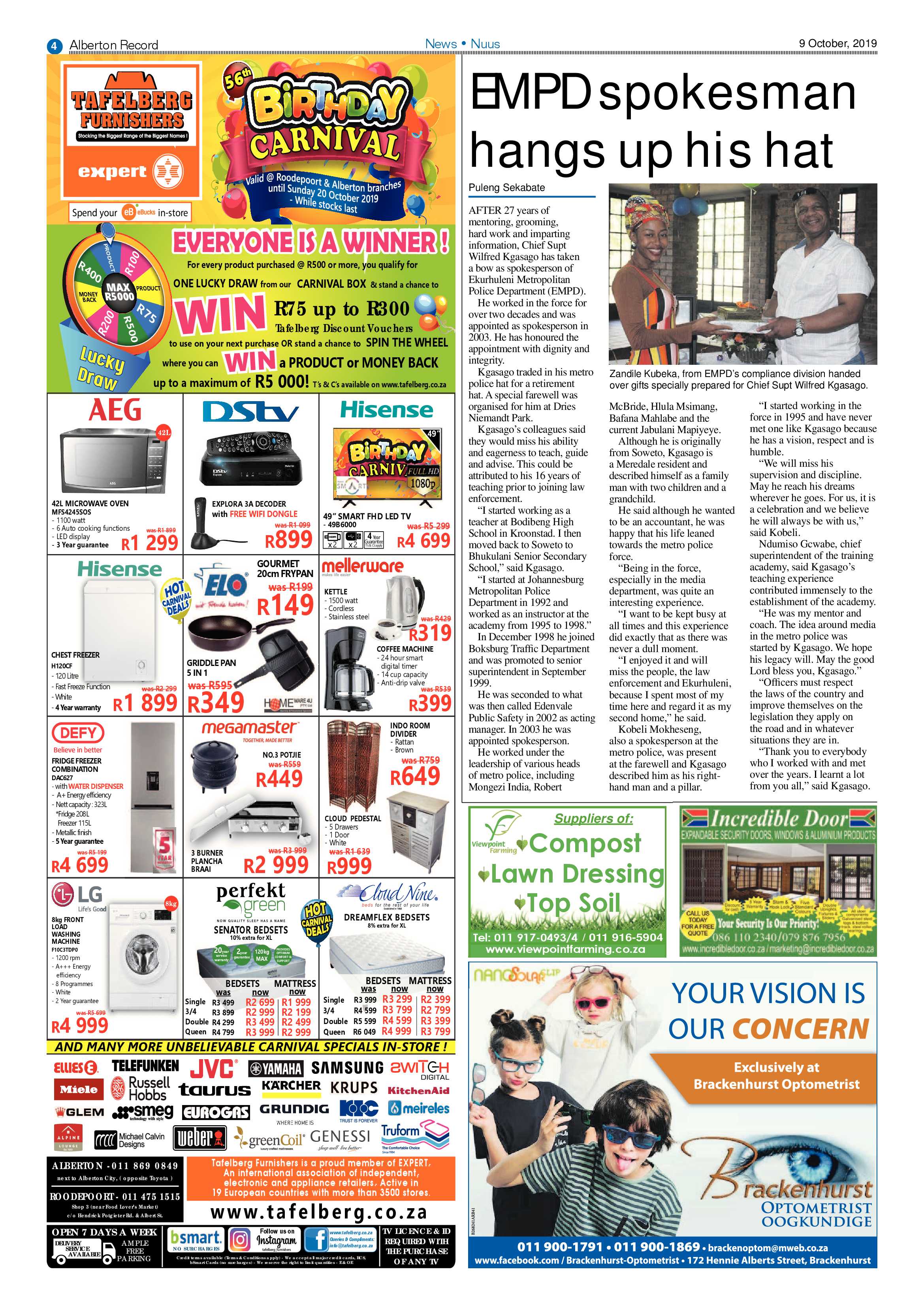 Alberton Record 09 October 2019 page 4