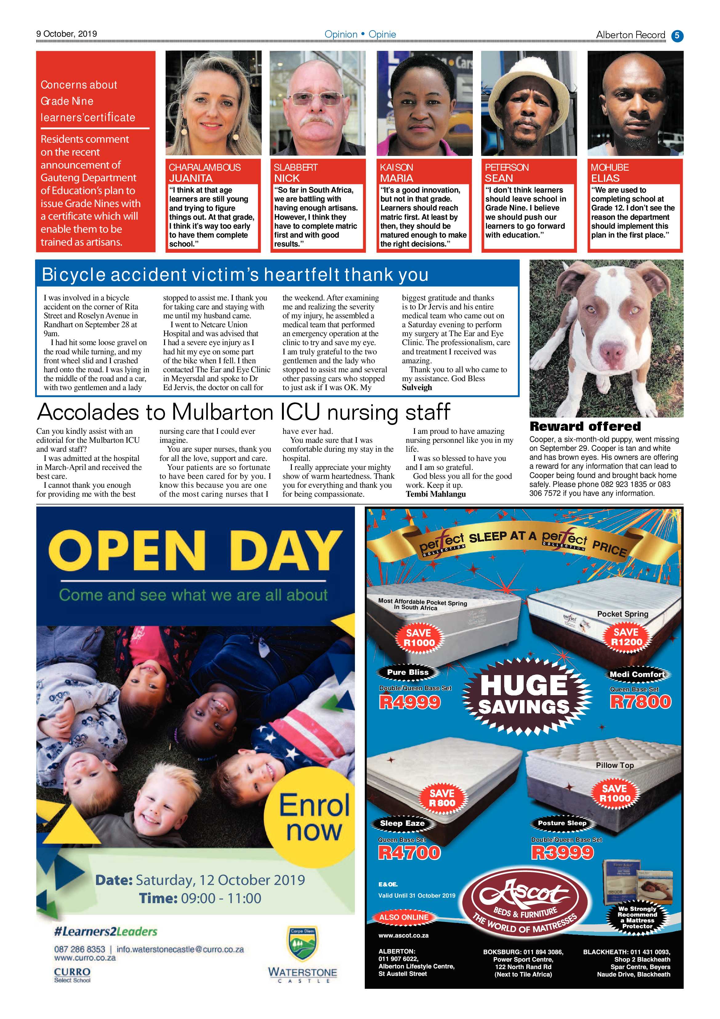 Alberton Record 09 October 2019 page 5