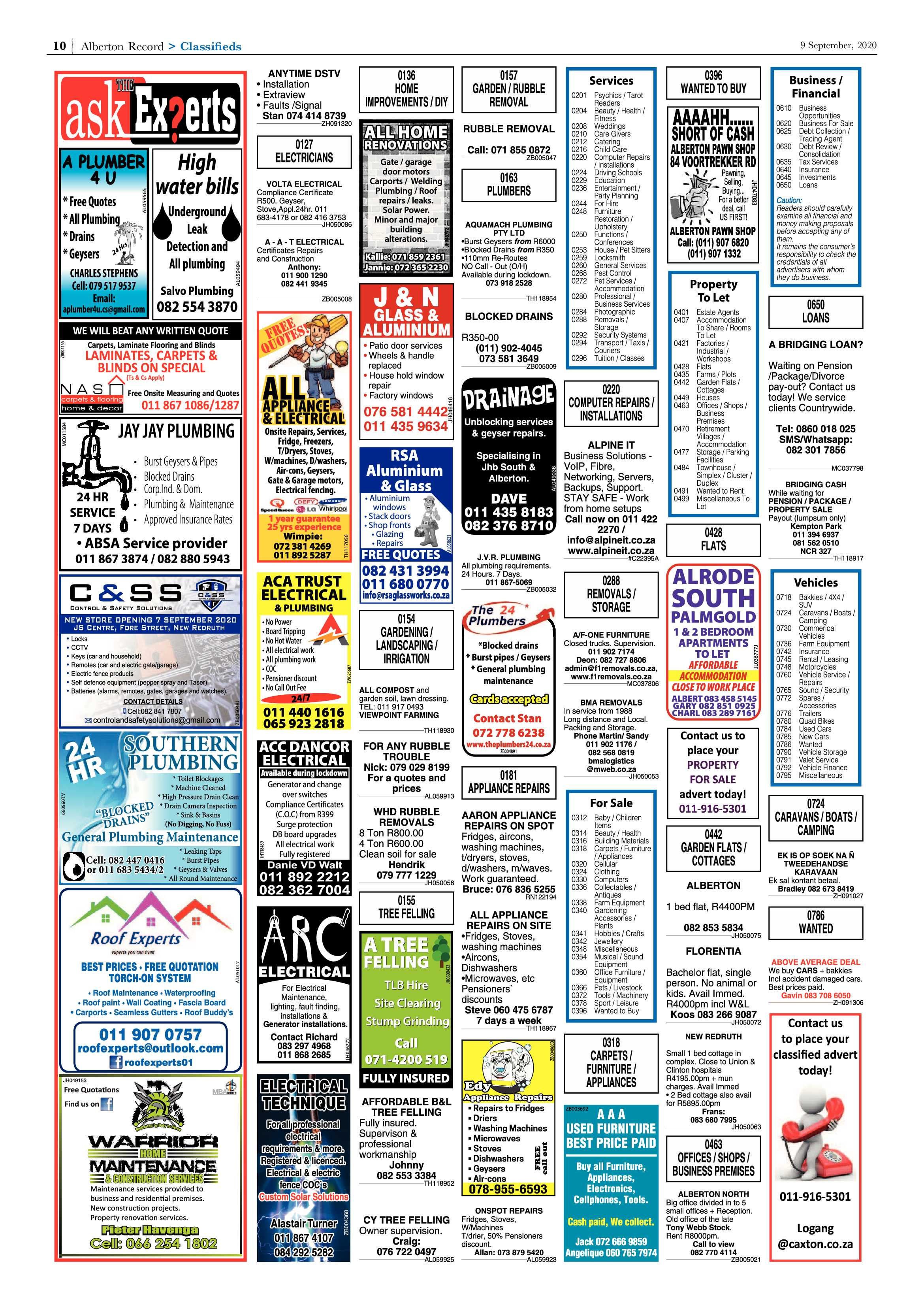 Alberton Record 09 September 2020 page 10