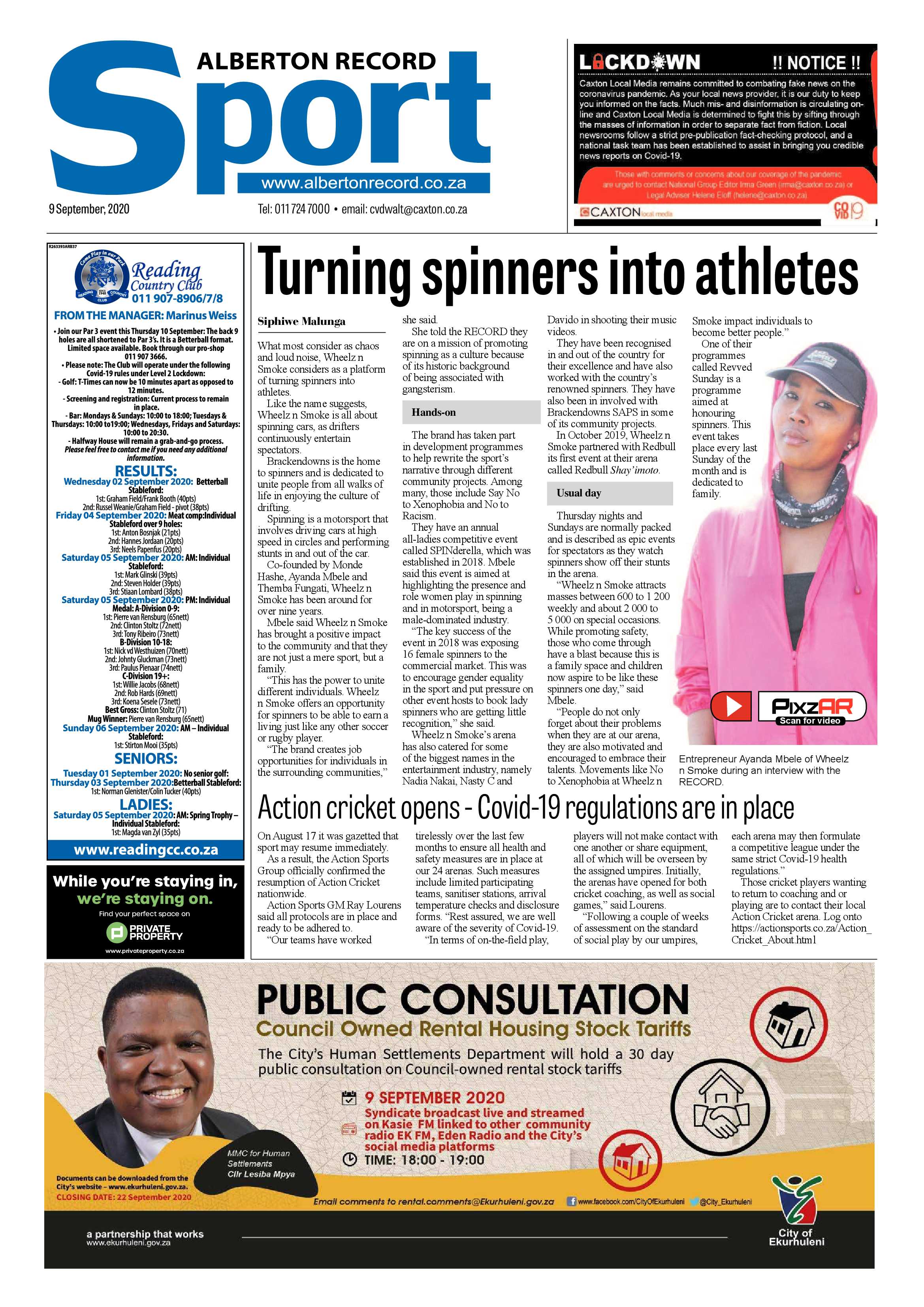 Alberton Record 09 September 2020 page 12