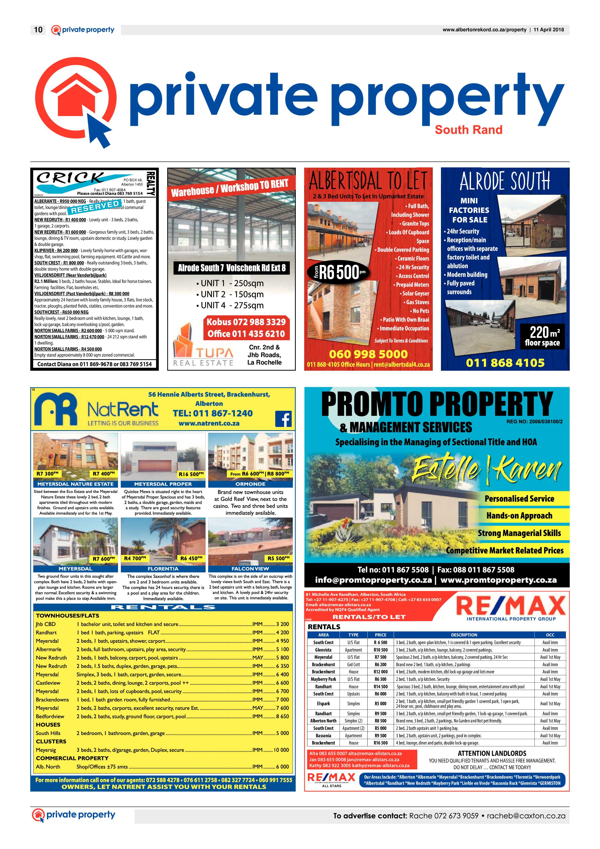 Alberton Record 11 April 2018 page 10