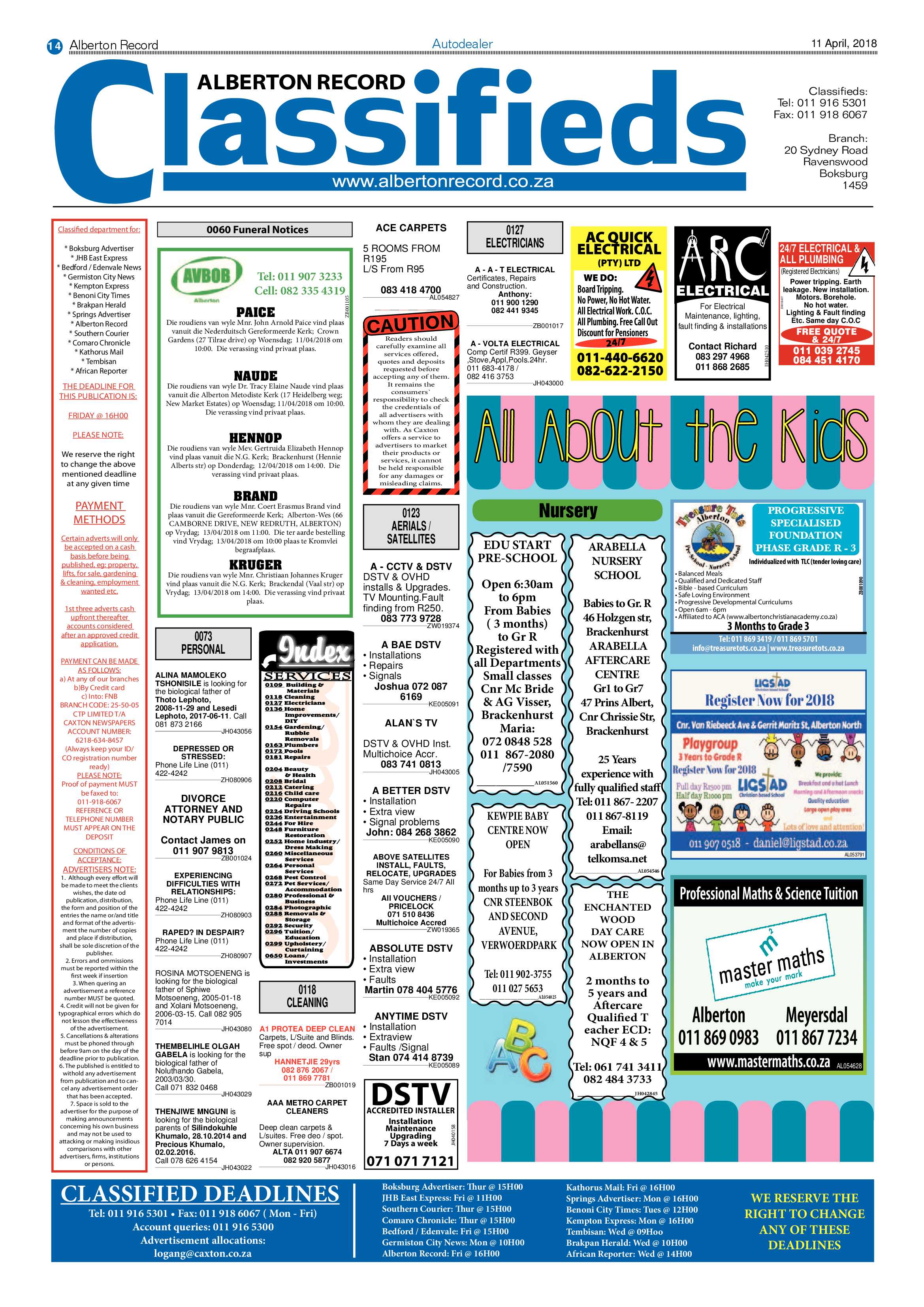 Alberton Record 11 April 2018 page 14
