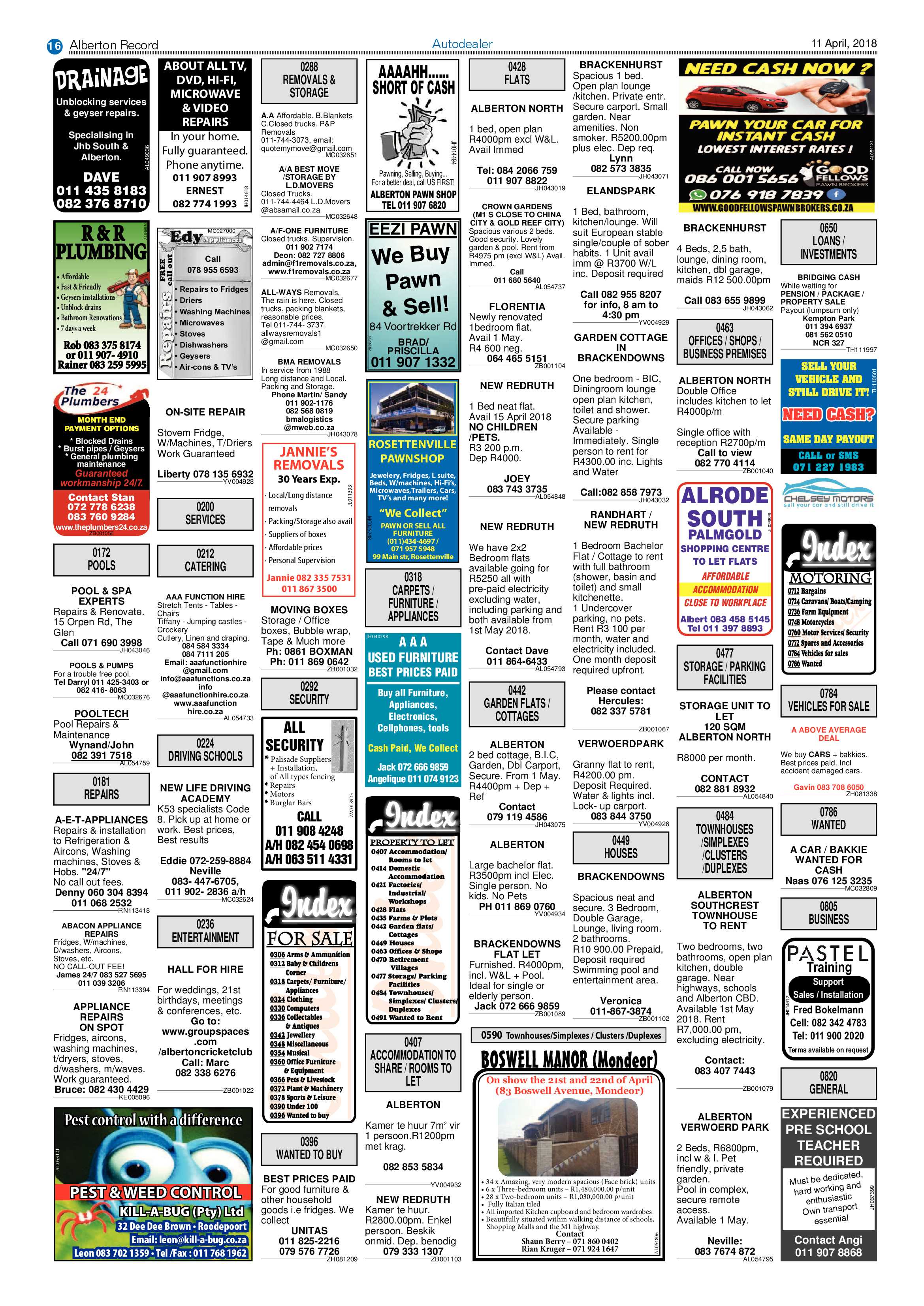 Alberton Record 11 April 2018 page 16