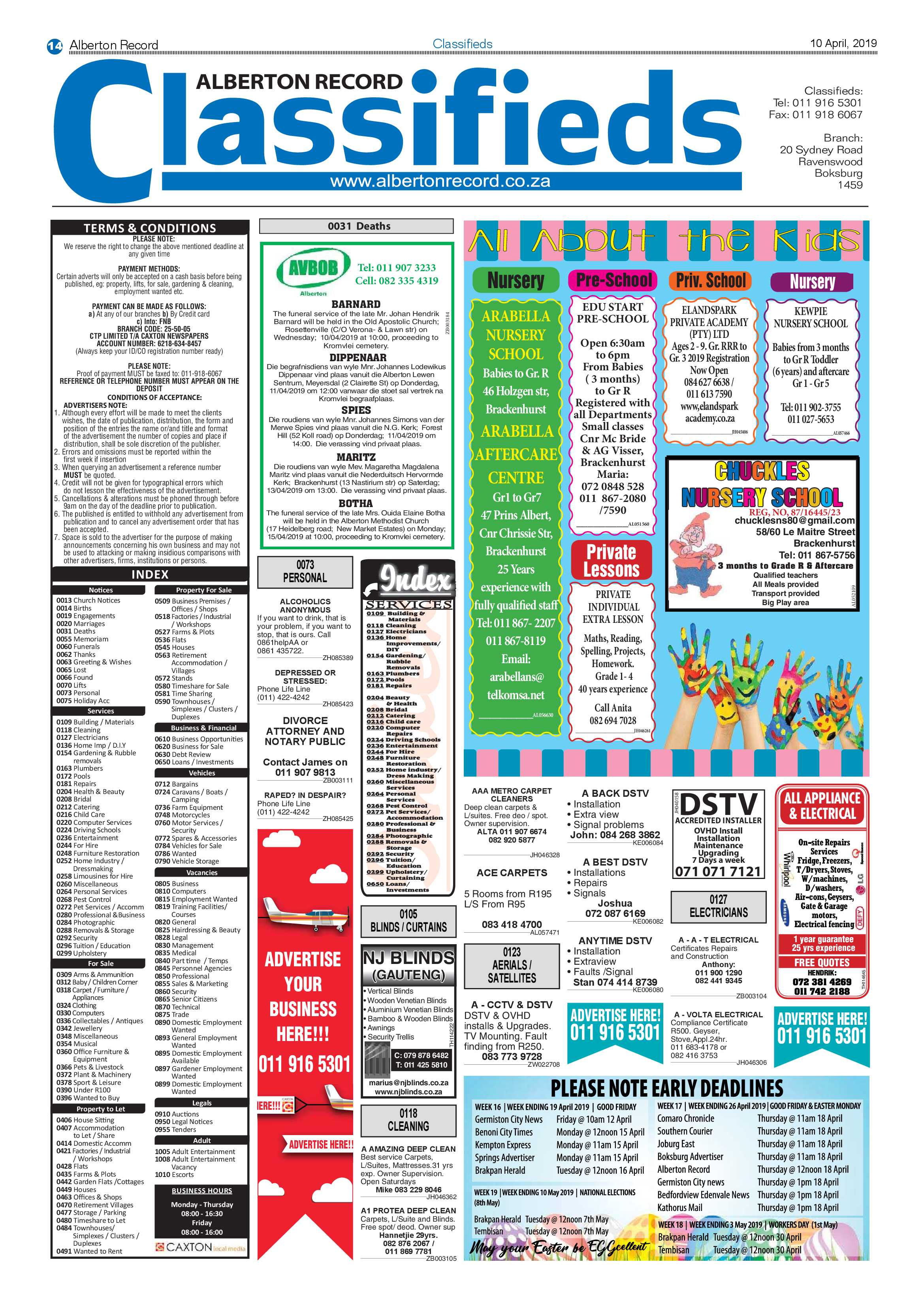 Alberton Record 10 April 2019 page 14