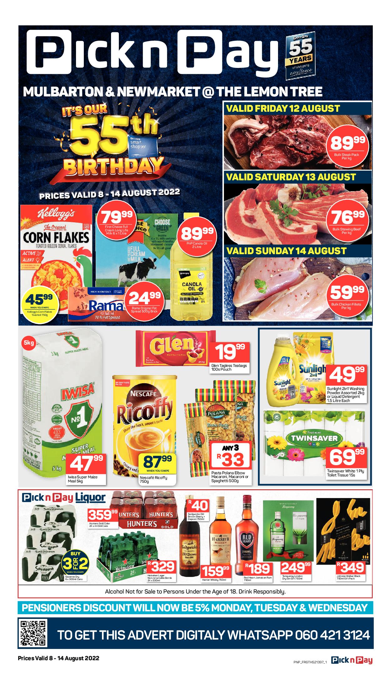 Alberton Record 10 August 2022 page 1