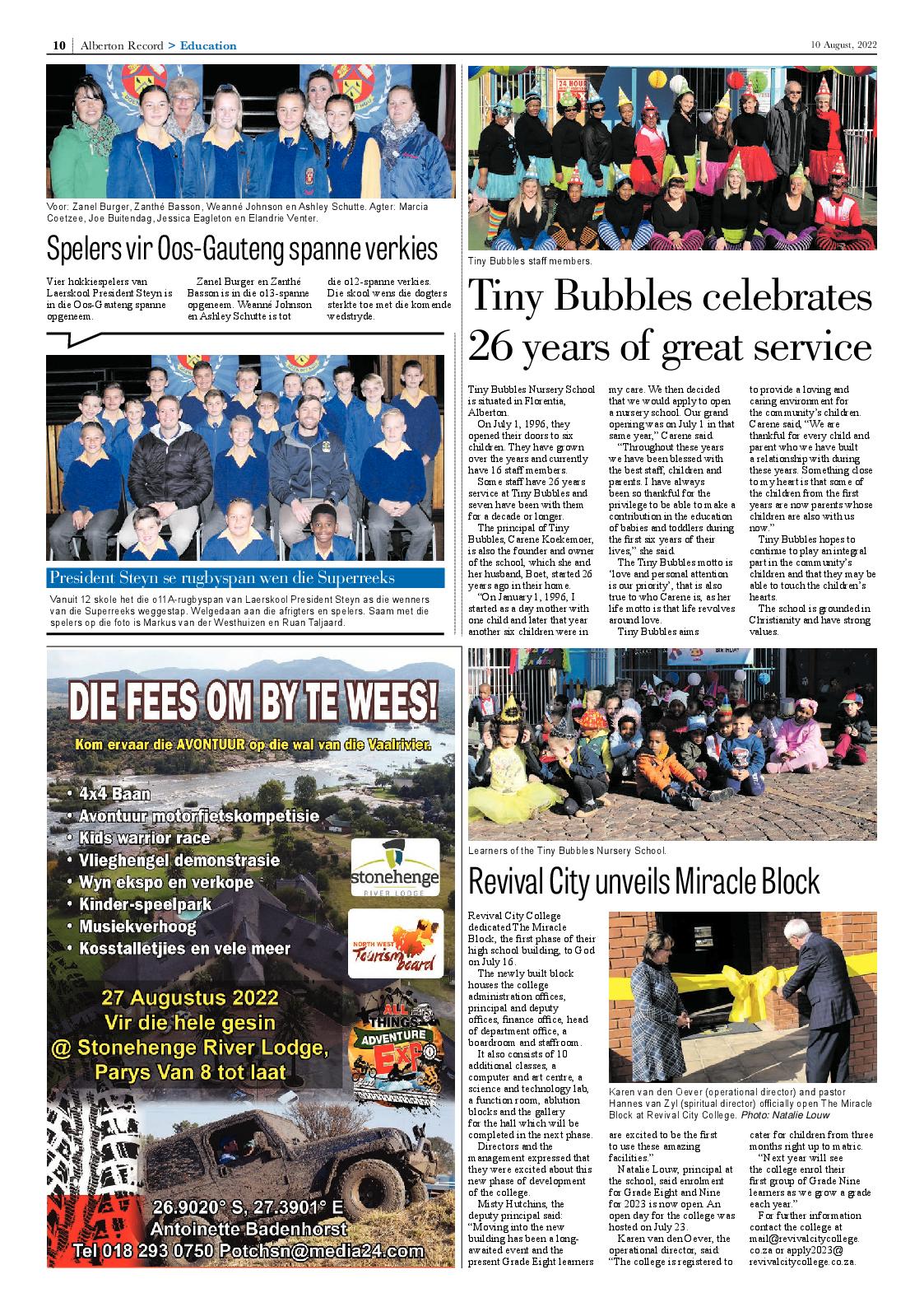 Alberton Record 10 August 2022 page 12