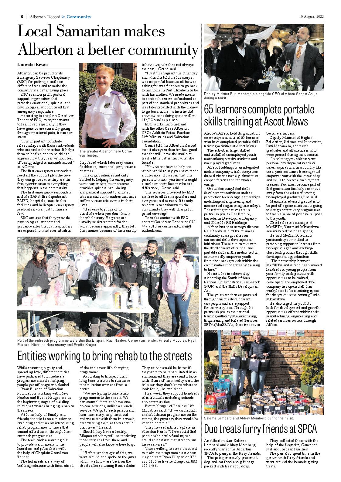 Alberton Record 10 August 2022 page 8