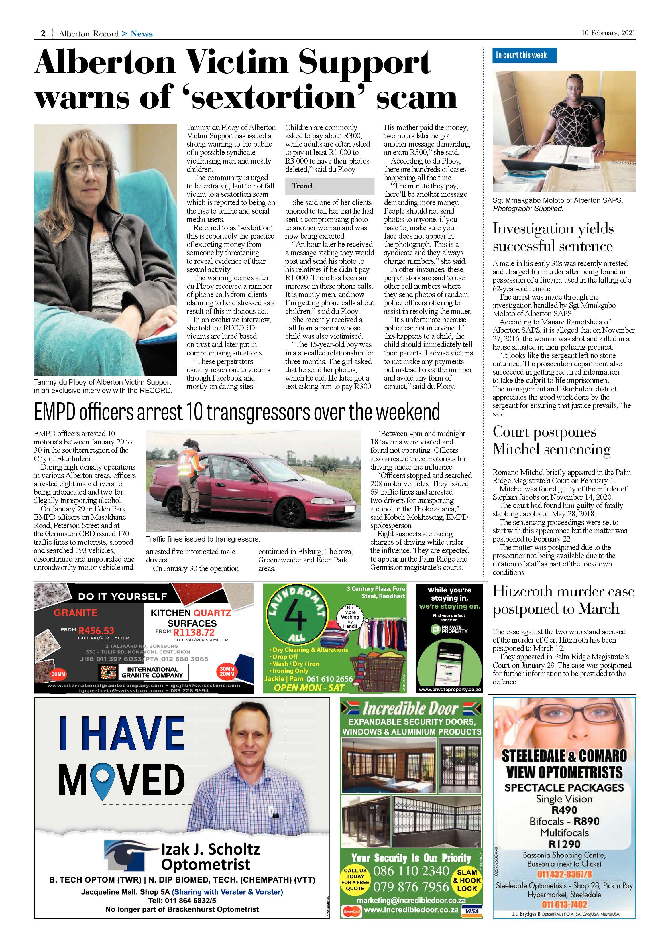 Alberton Record 10 February 2021 page 2