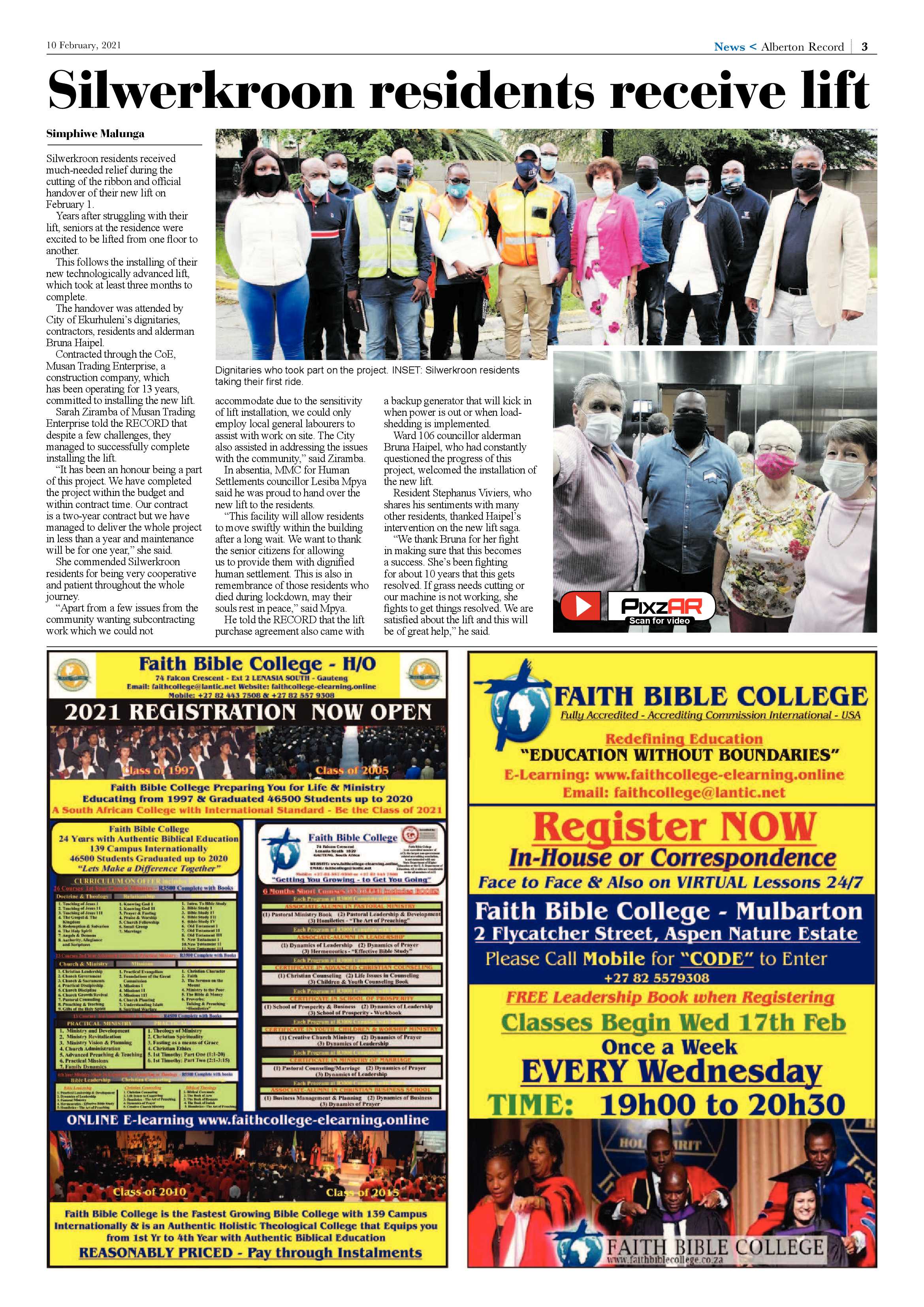 Alberton Record 10 February 2021 page 3