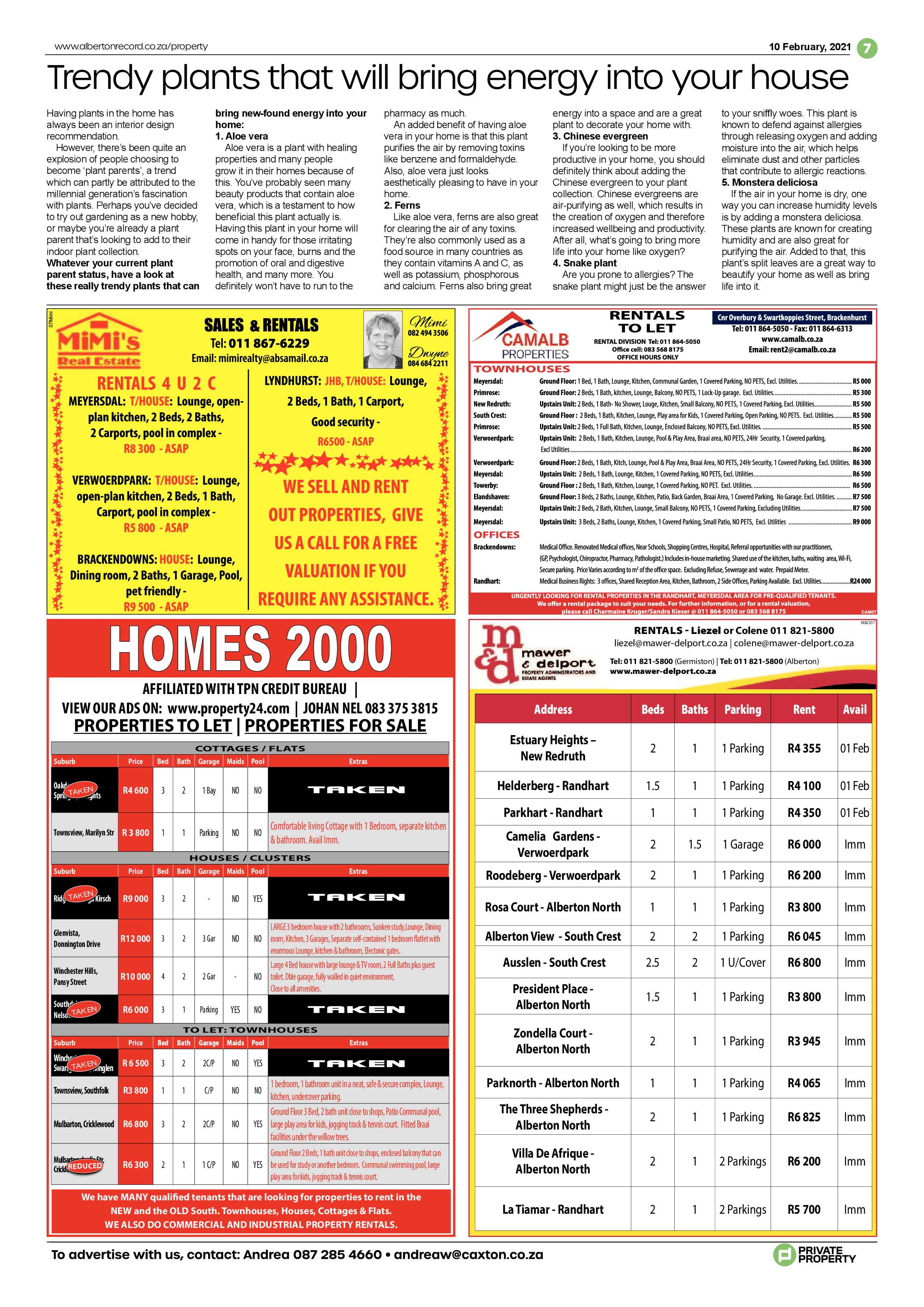Alberton Record 10 February 2021 page 7