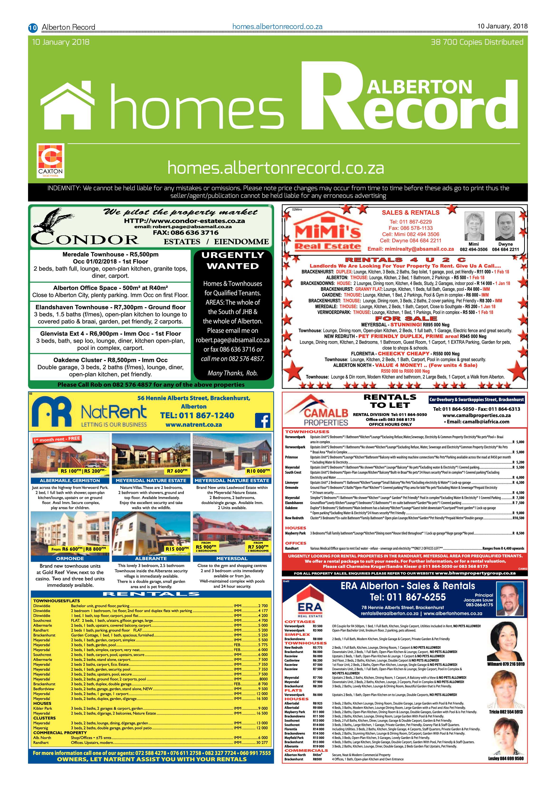 Alberton Record 10 January 2018 page 10