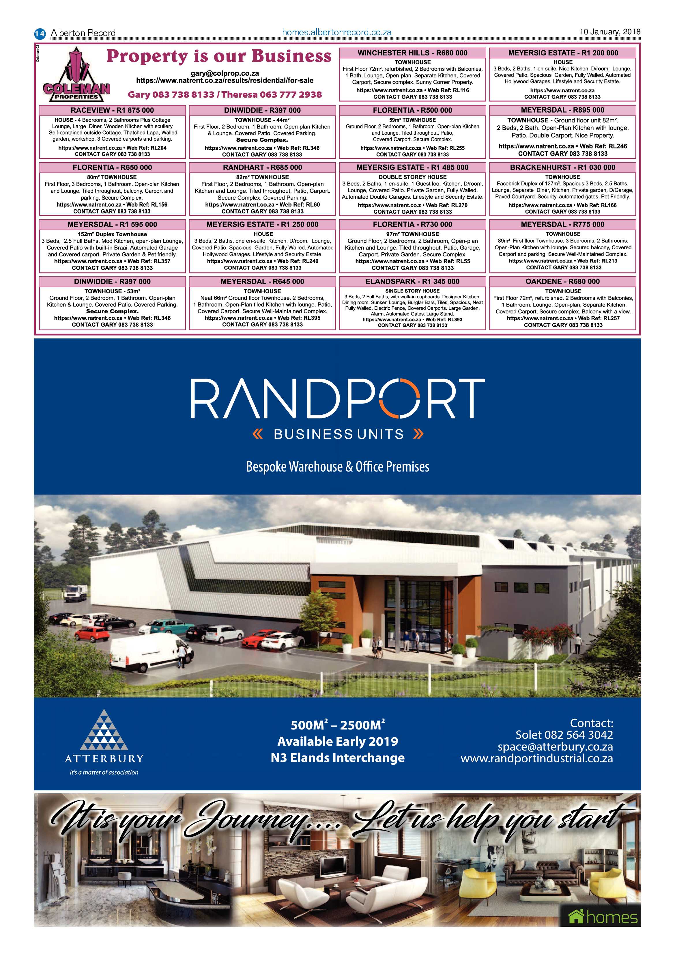 Alberton Record 10 January 2018 page 14