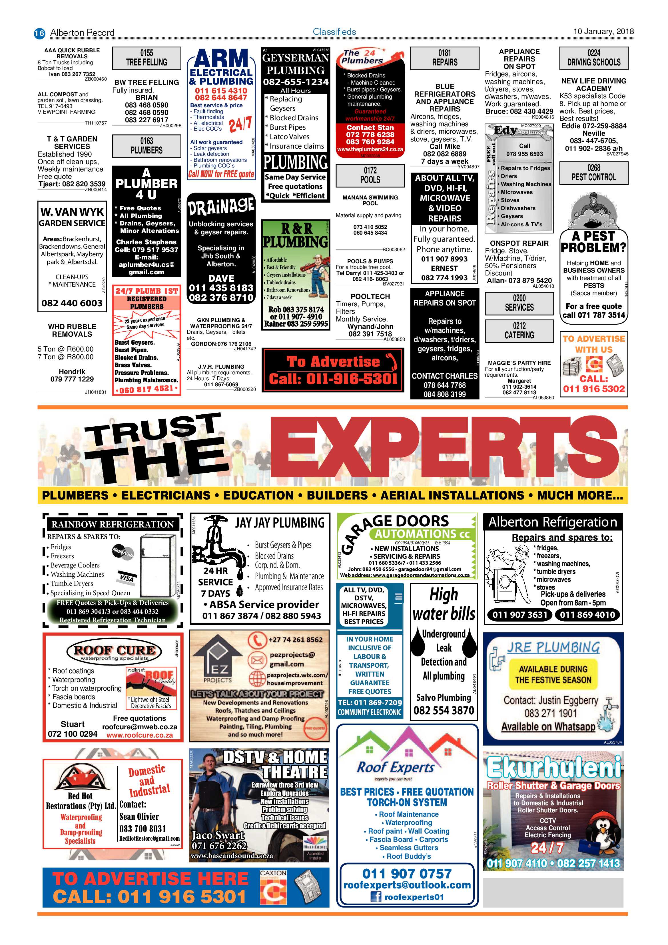 Alberton Record 10 January 2018 page 16
