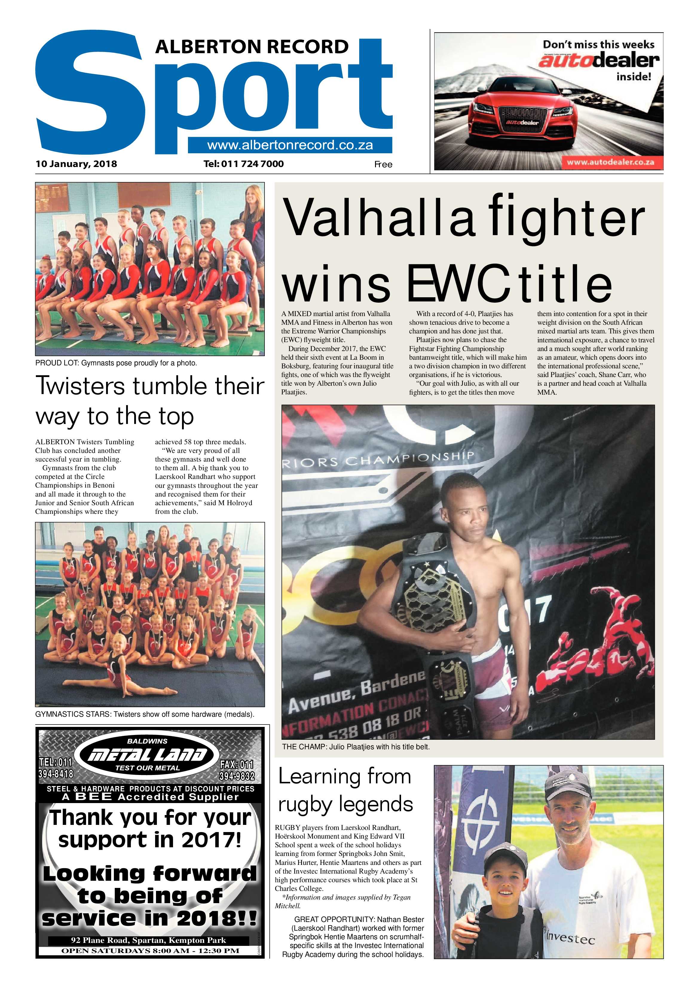 Alberton Record 10 January 2018 page 20
