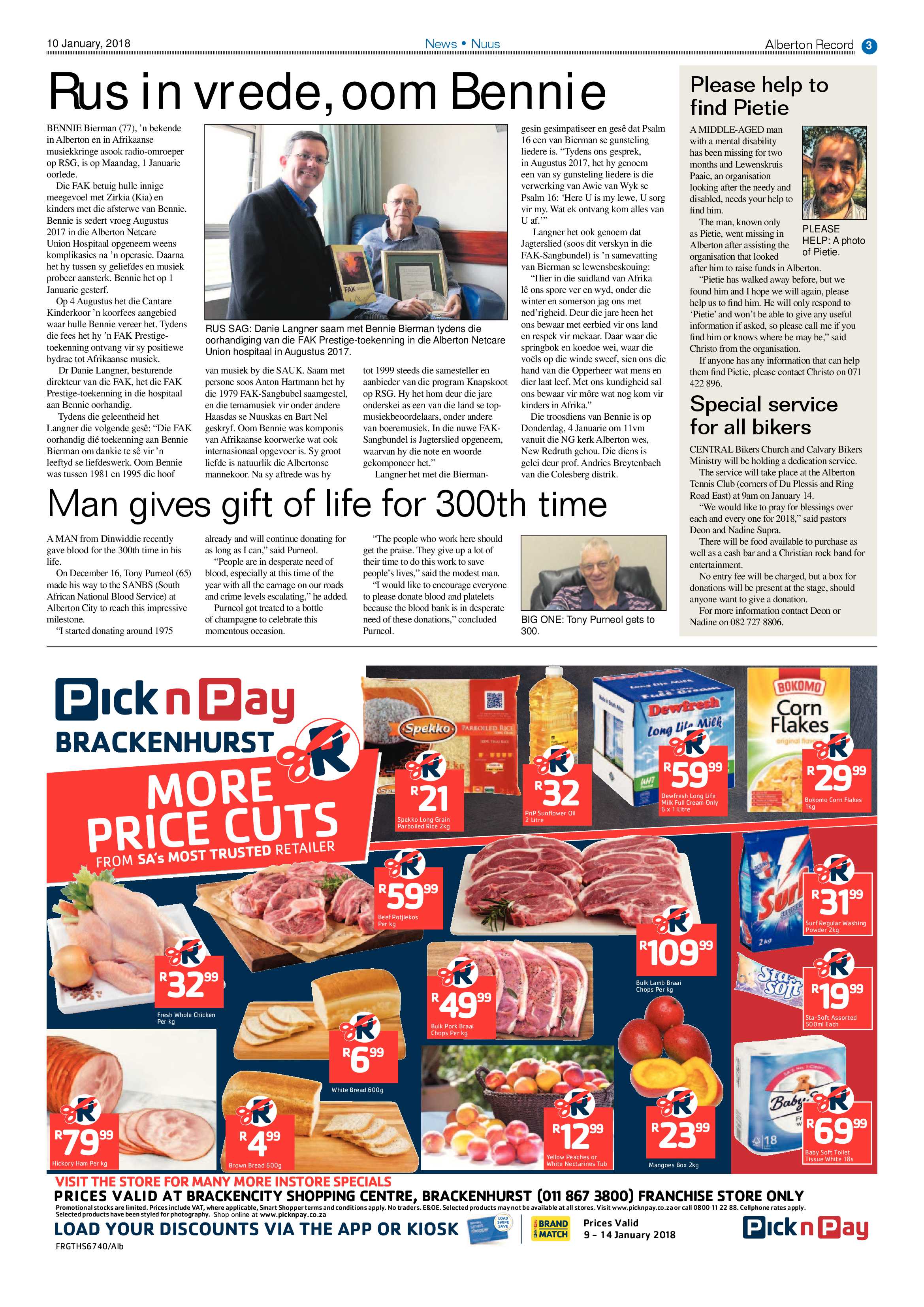 Alberton Record 10 January 2018 page 3