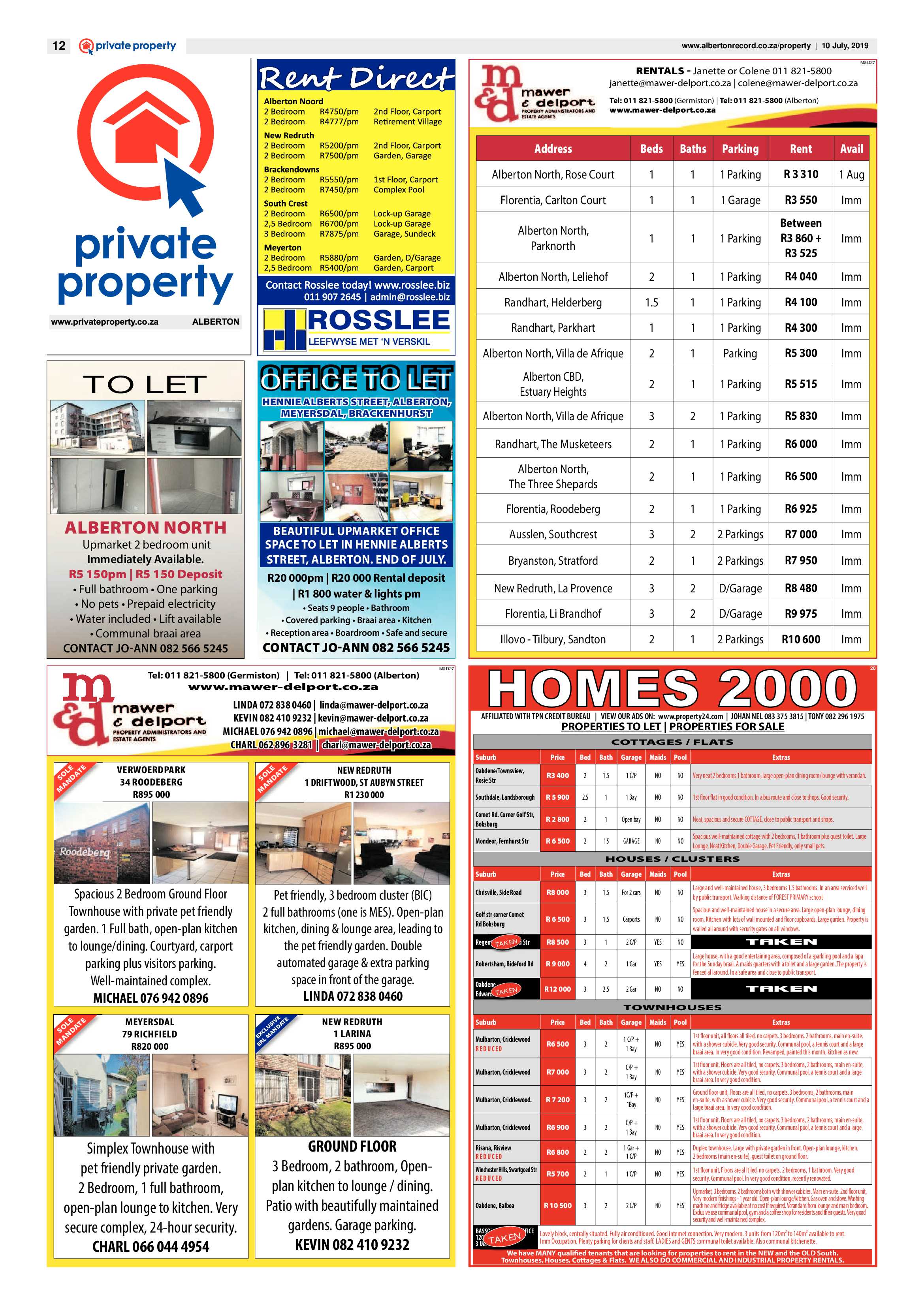 Alberton Record 10 July 2019 page 12