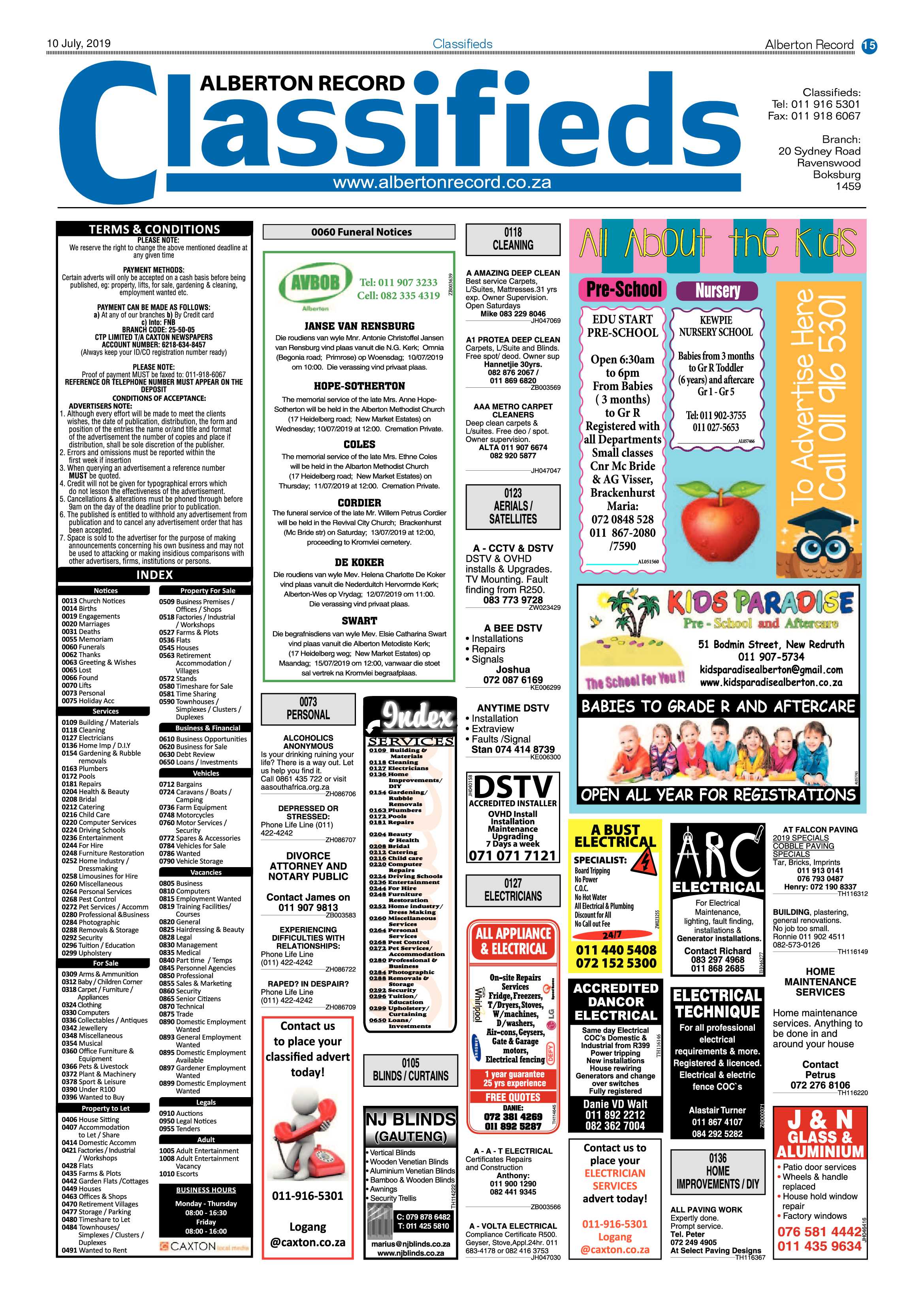 Alberton Record 10 July 2019 page 15