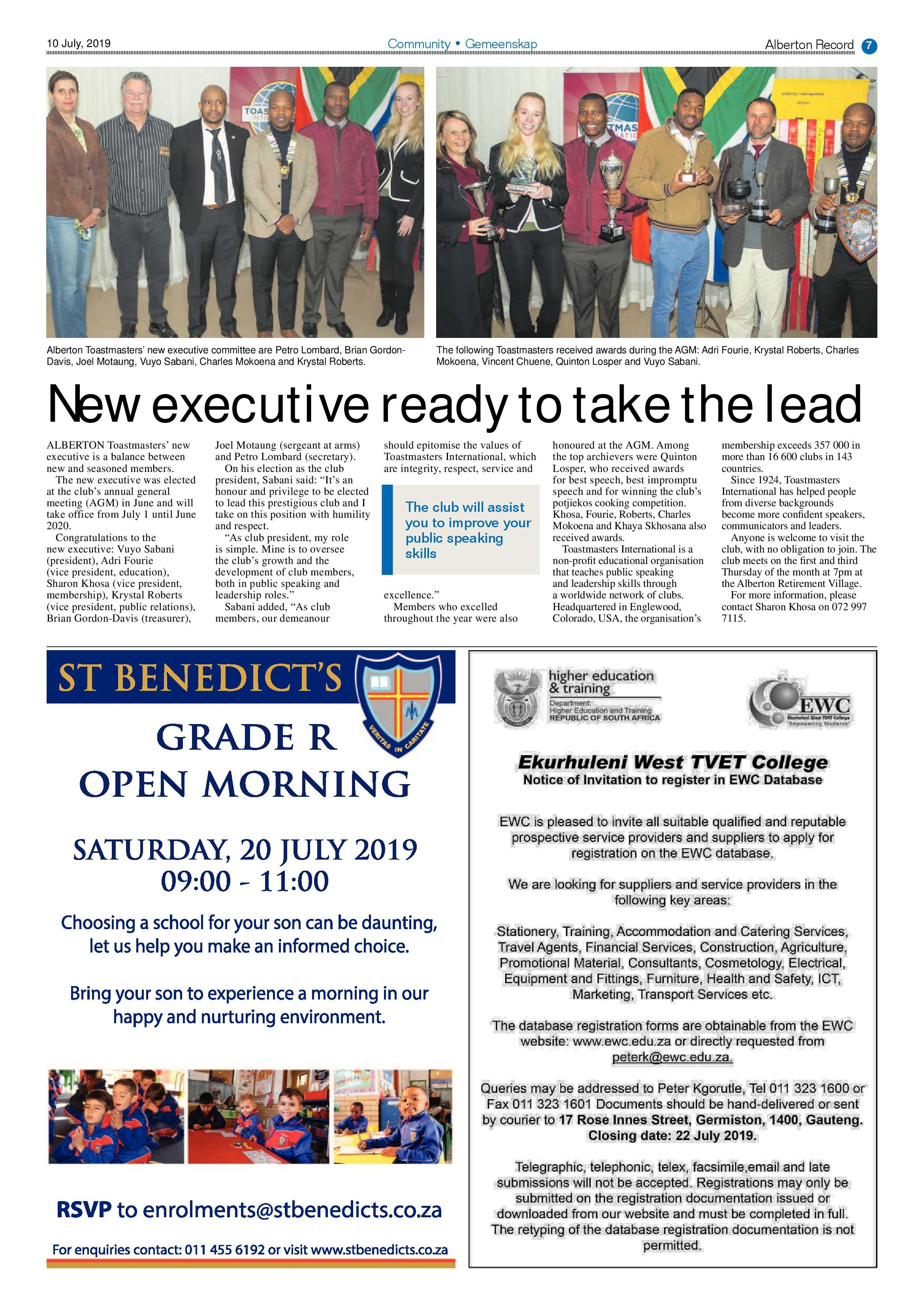 Alberton Record 10 July 2019 page 7