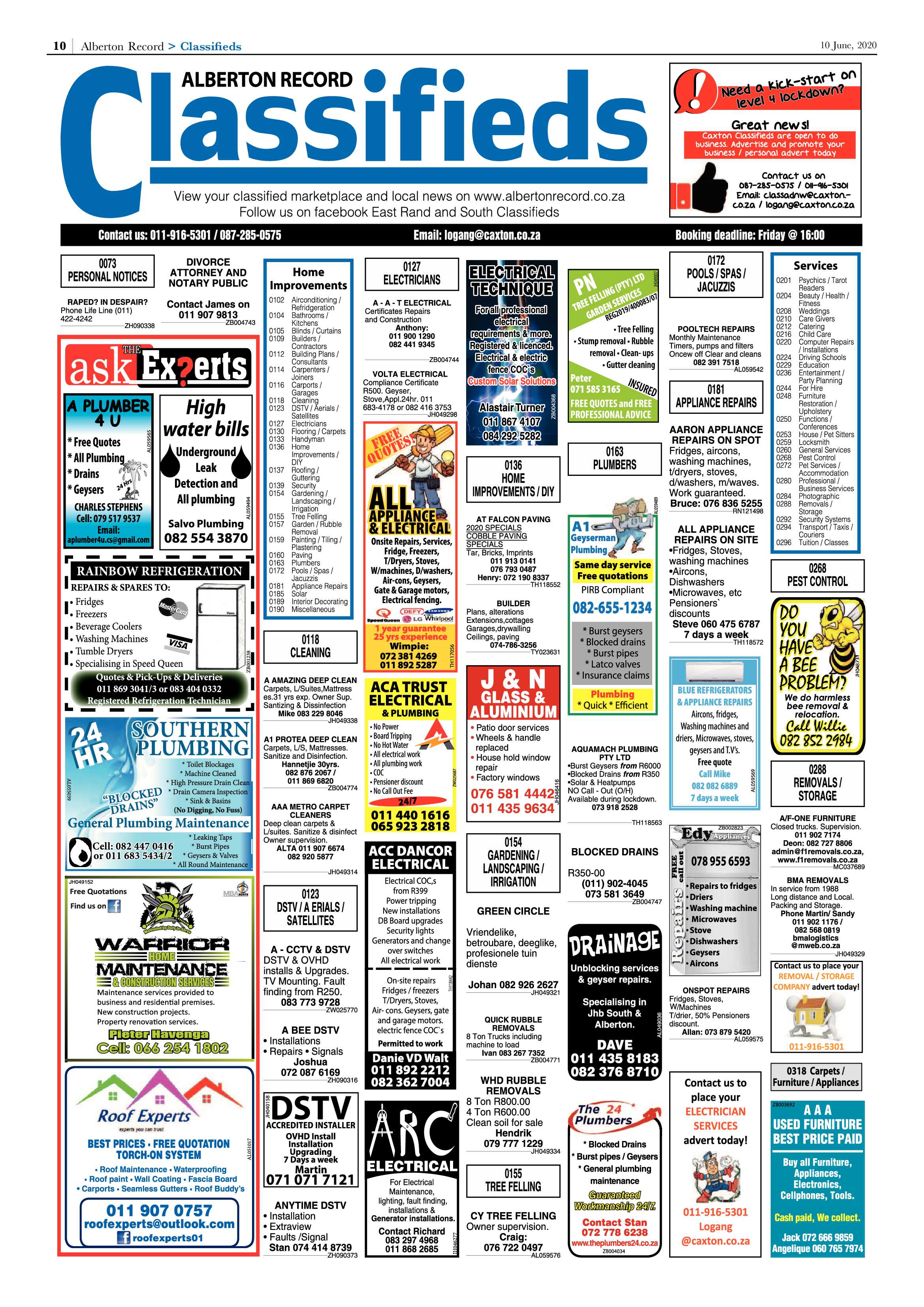 Alberton Record 10 June 2020 page 10