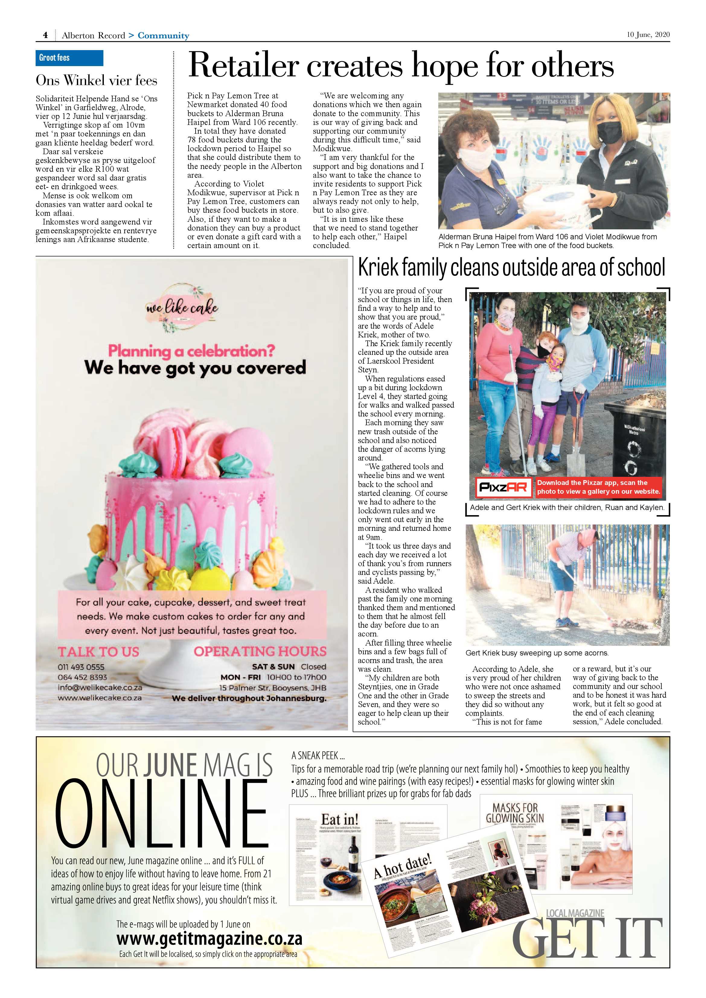 Alberton Record 10 June 2020 page 4
