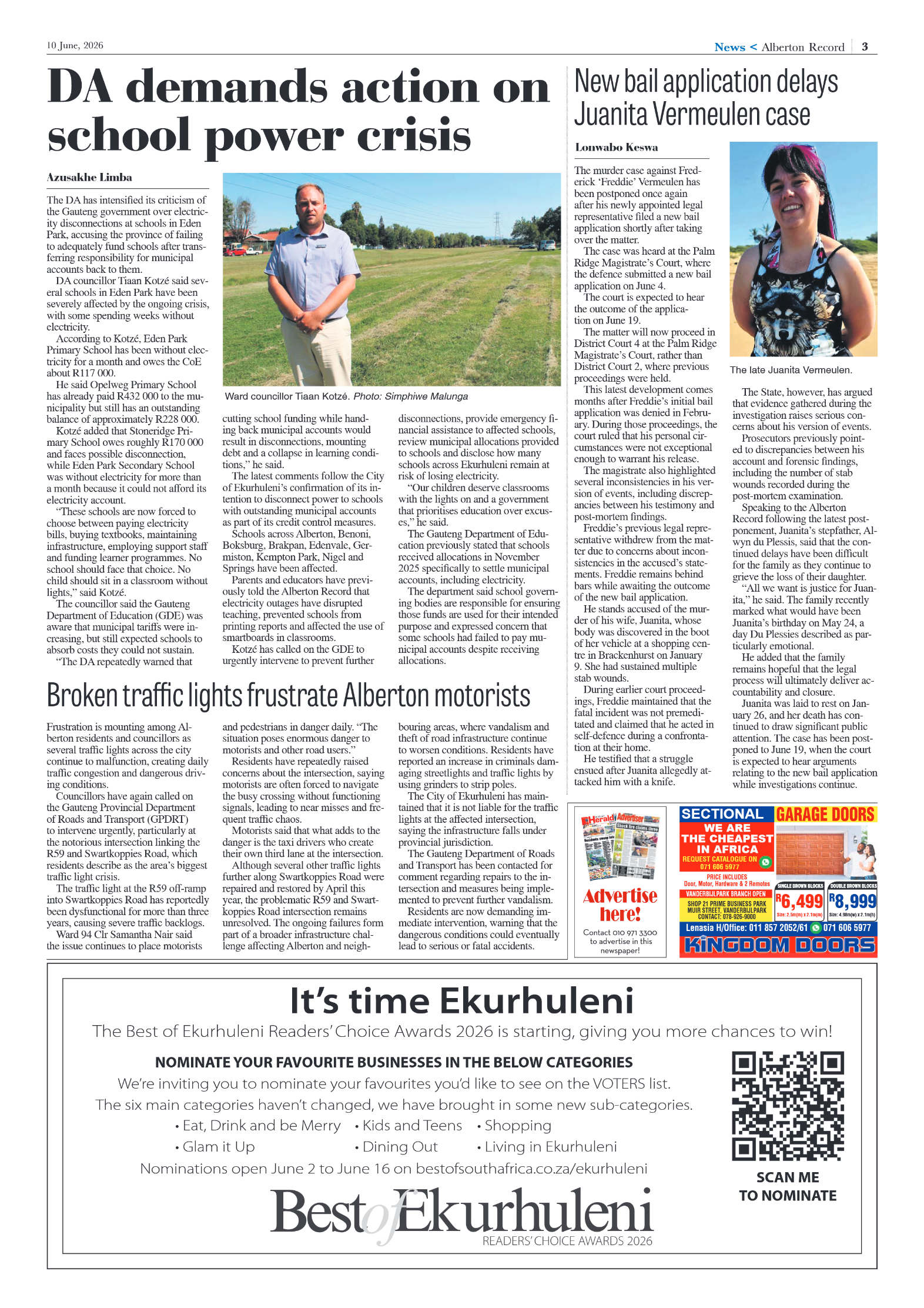 Alberton Record 10 June 2026 page 5