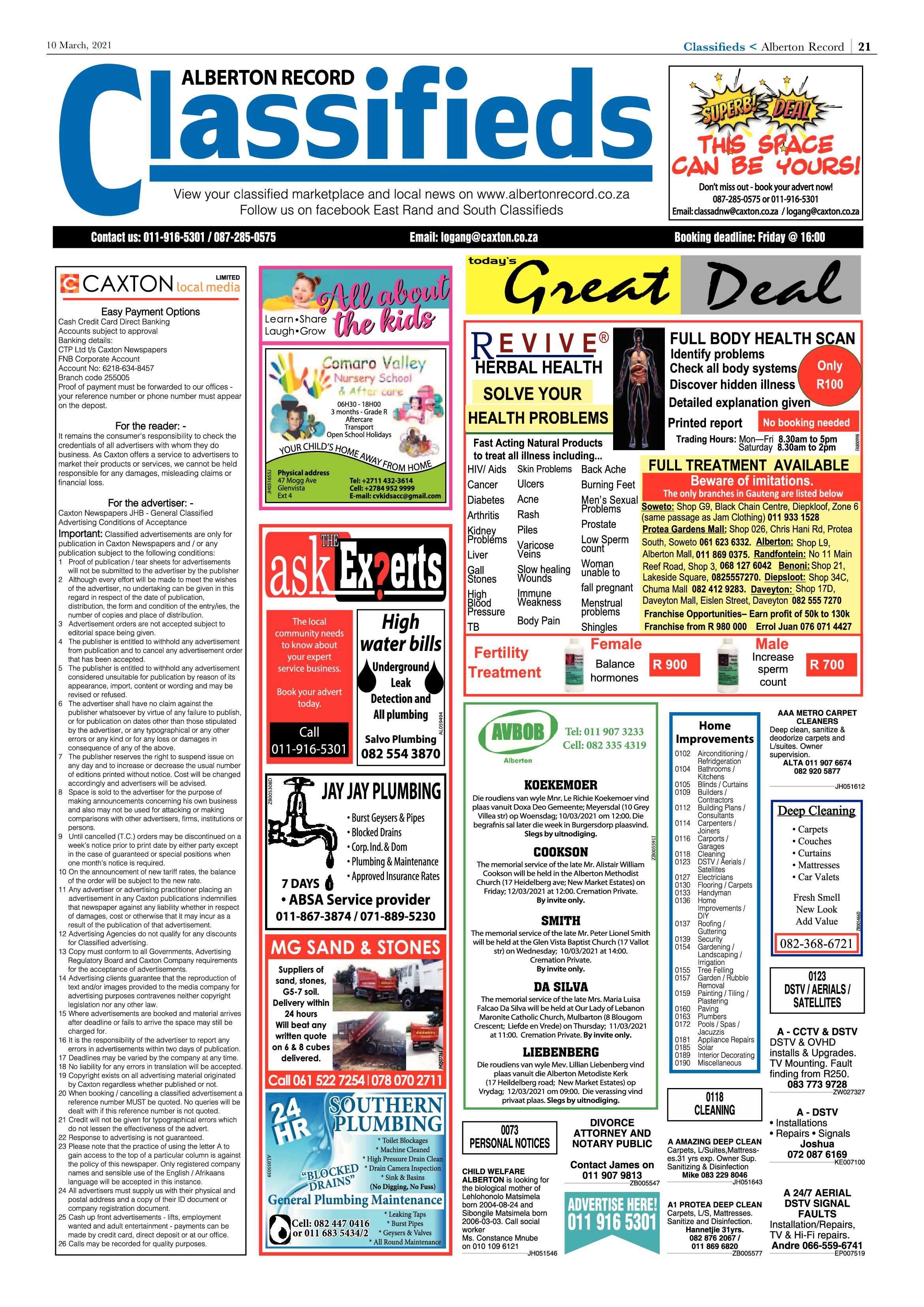 Alberton Record 10 March 2021 page 21