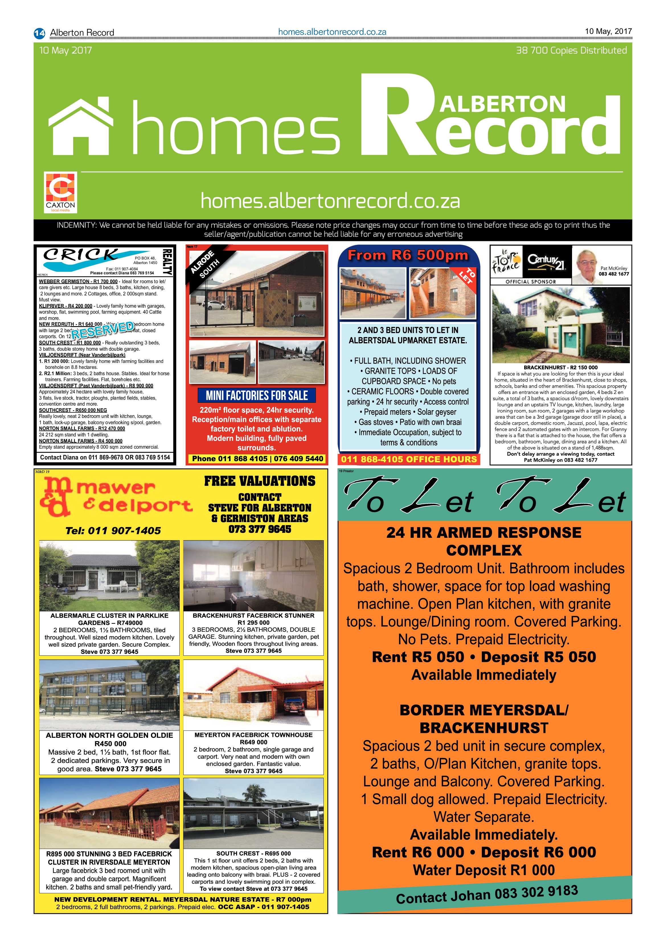 Alberton Record 10 May 2017 page 14