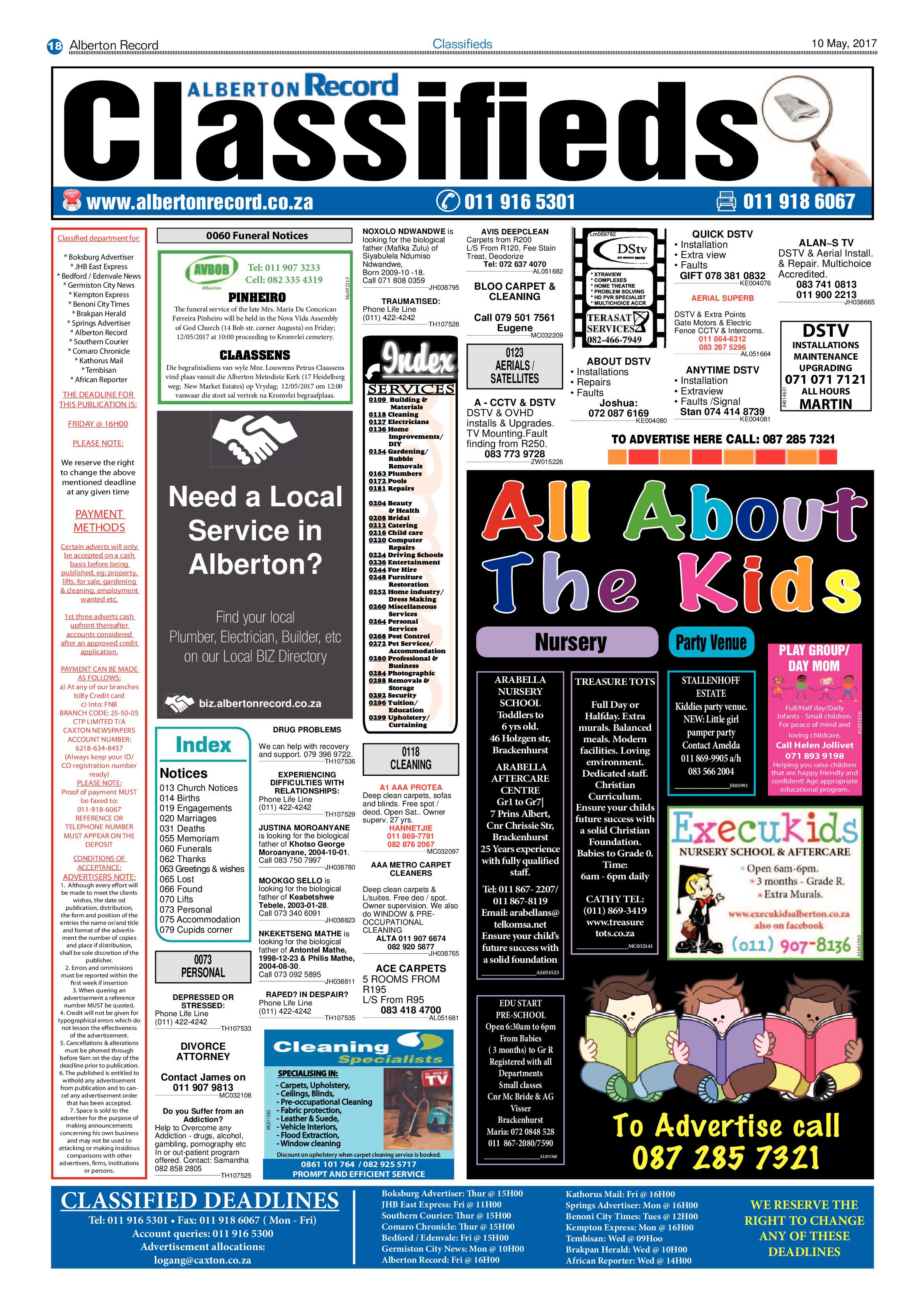 Alberton Record 10 May 2017 page 18