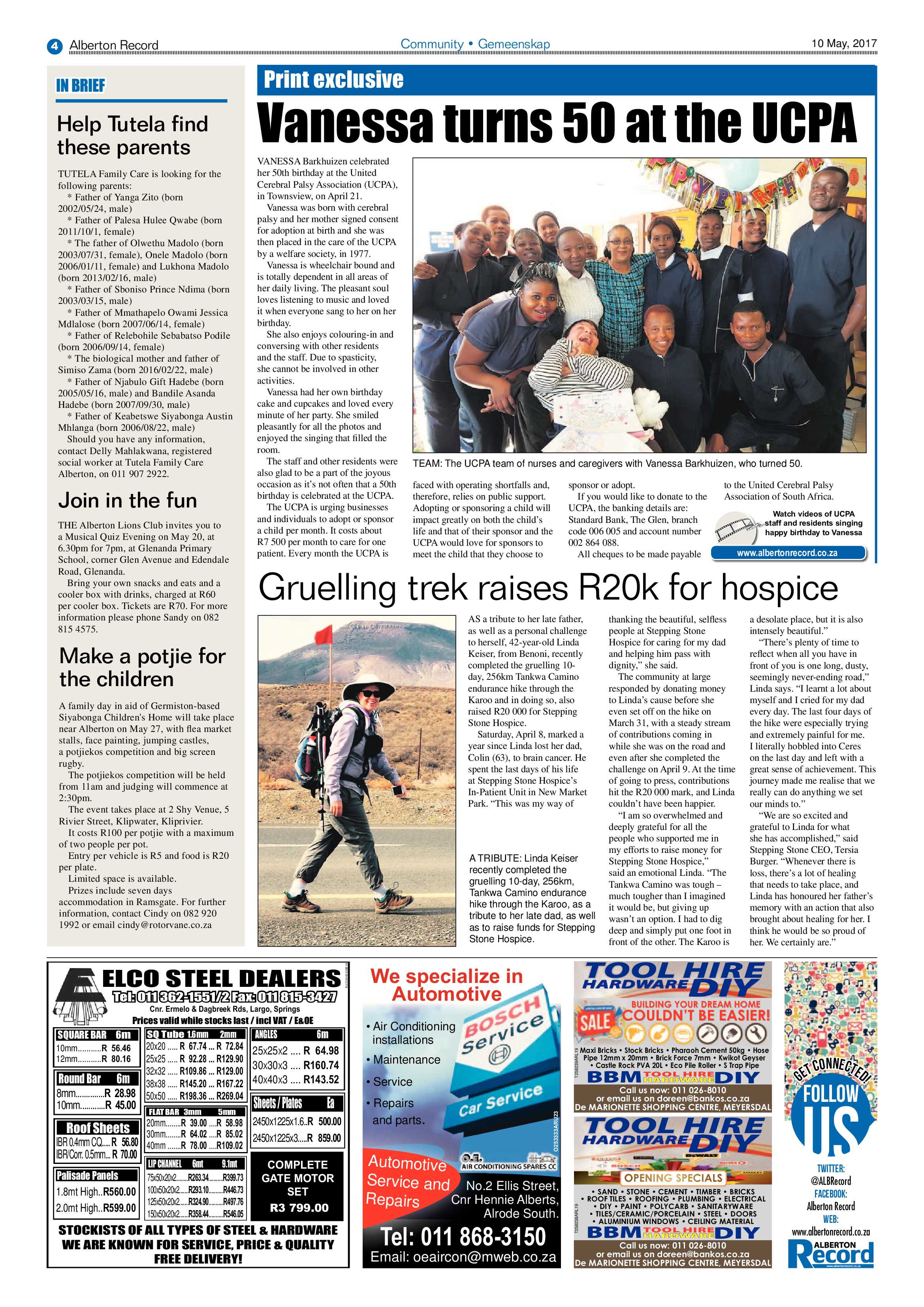Alberton Record 10 May 2017 page 4