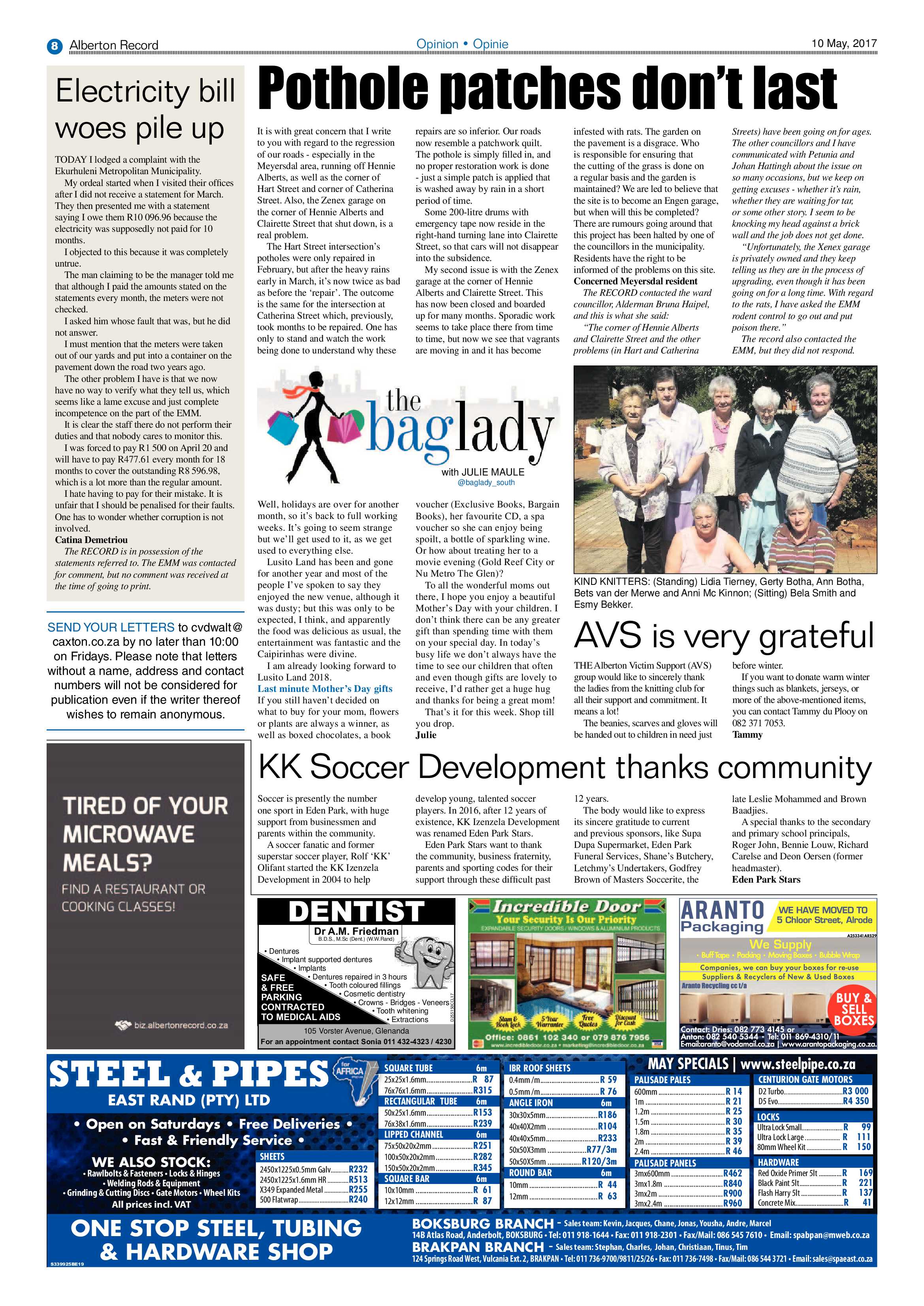 Alberton Record 10 May 2017 page 8