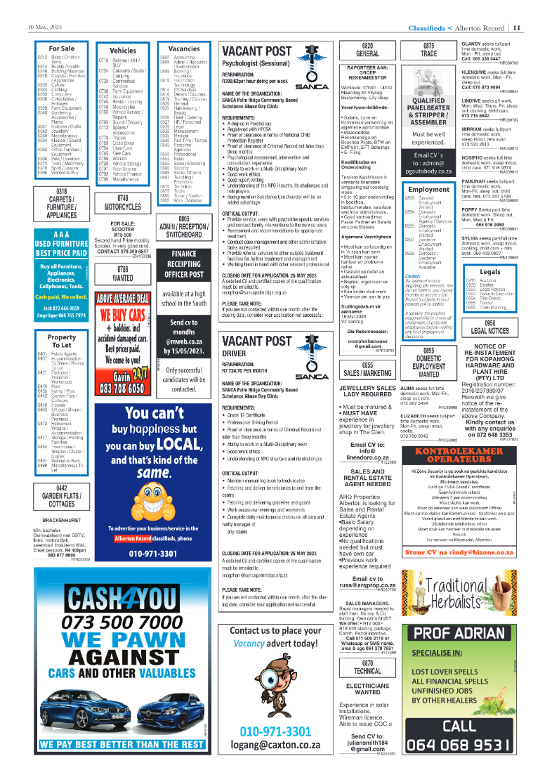 Alberton Record 10 May 2023 page 11