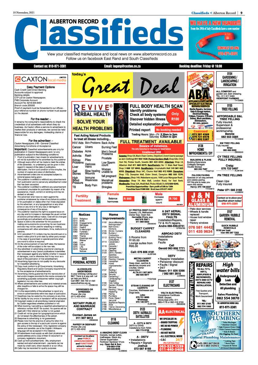Alberton Record 10 November 2021 page 11