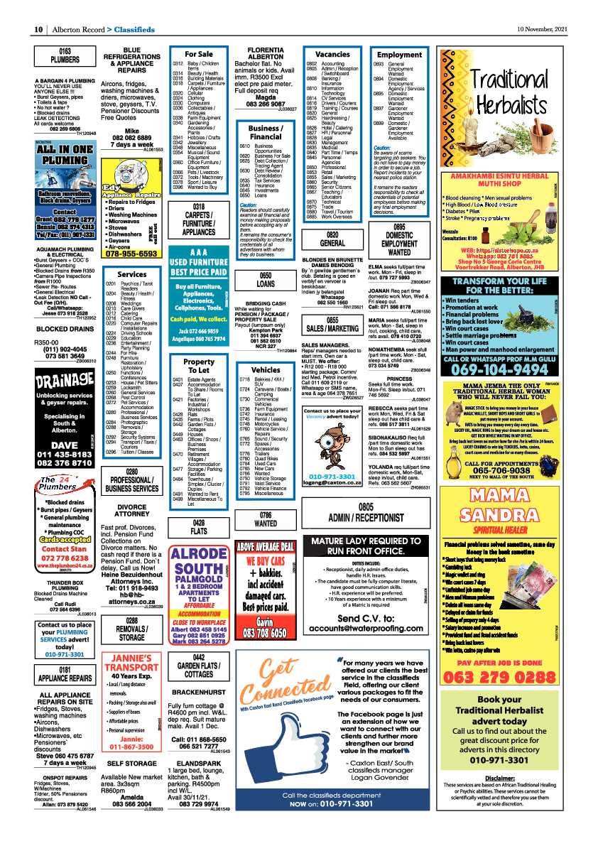 Alberton Record 10 November 2021 page 12