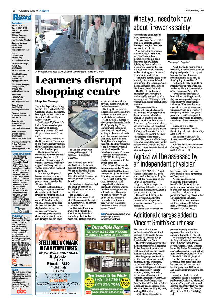 Alberton Record 10 November 2021 page 4