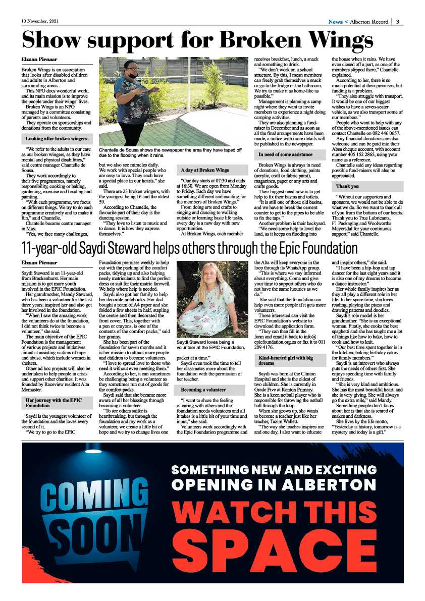 Alberton Record 10 November 2021 page 5