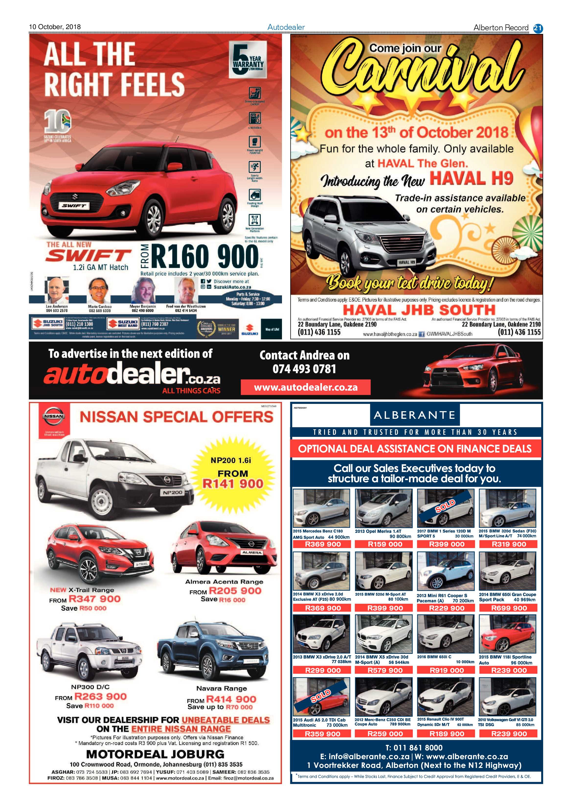 Alberton Record 10 October 2018 page 21