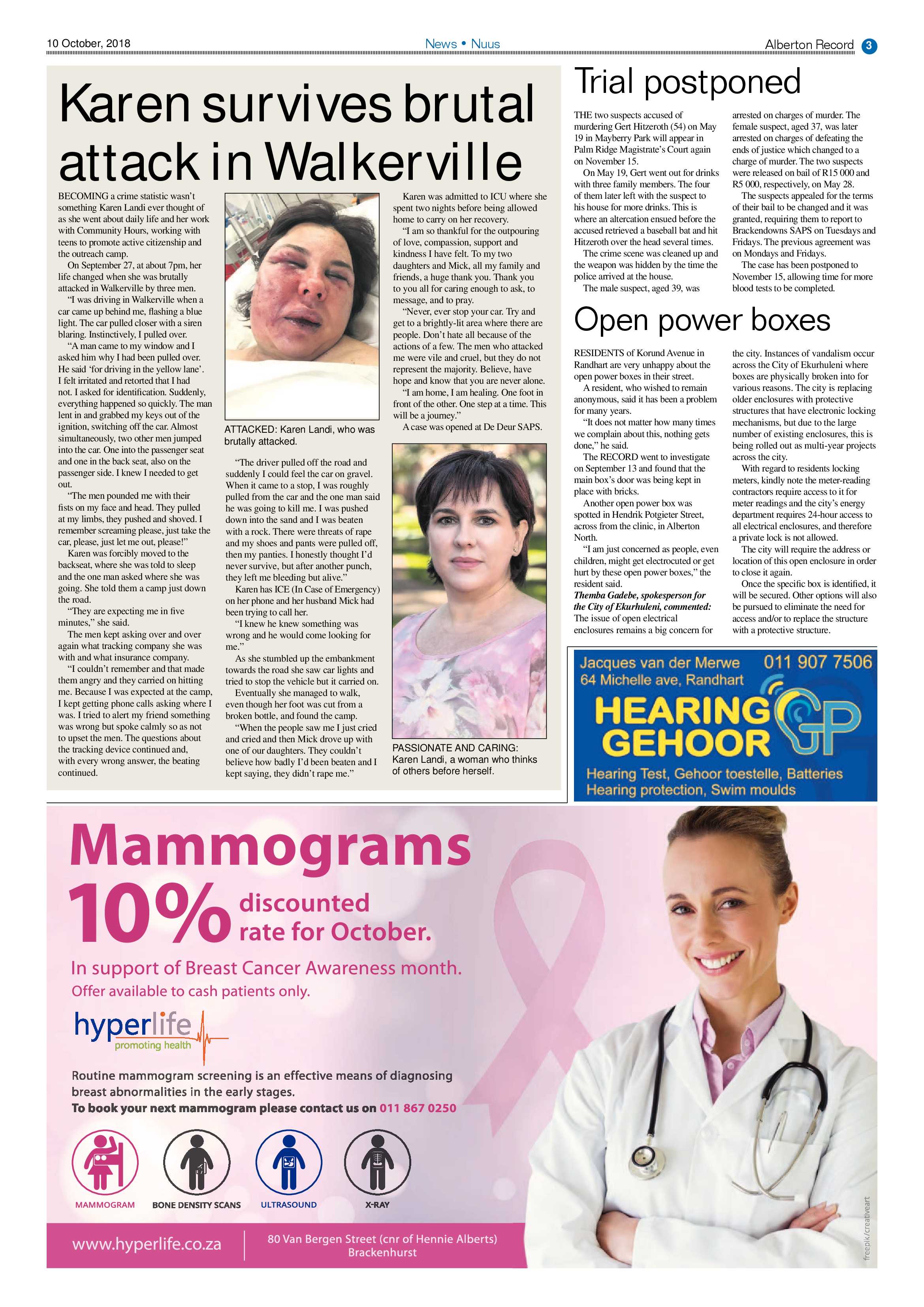 Alberton Record 10 October 2018 page 3