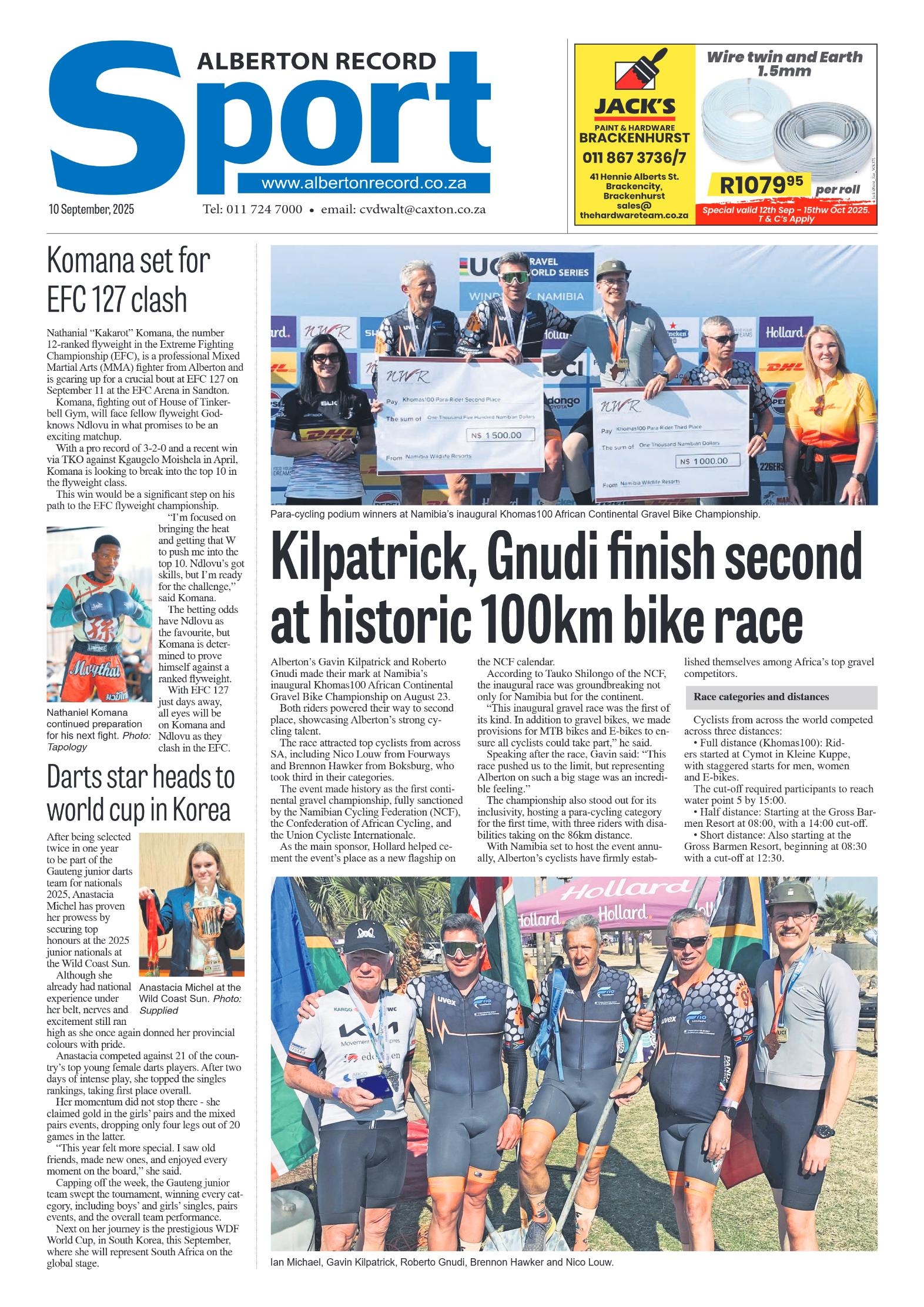 Alberton Record 10 September 2025 page 8