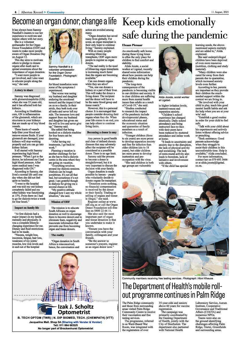 Alberton Record 11 August 2021 page 4