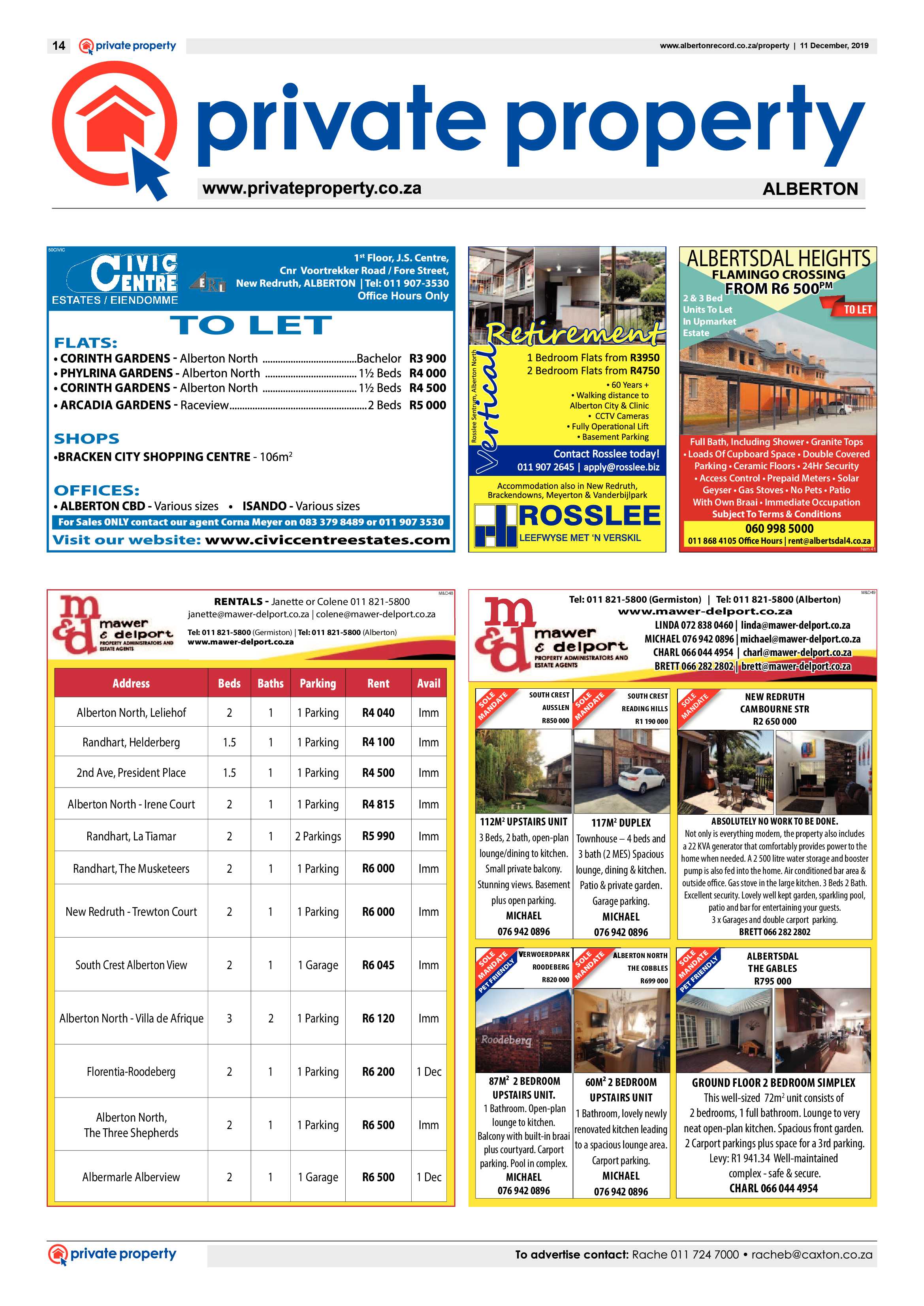 Alberton Record 11 December 2019 page 14