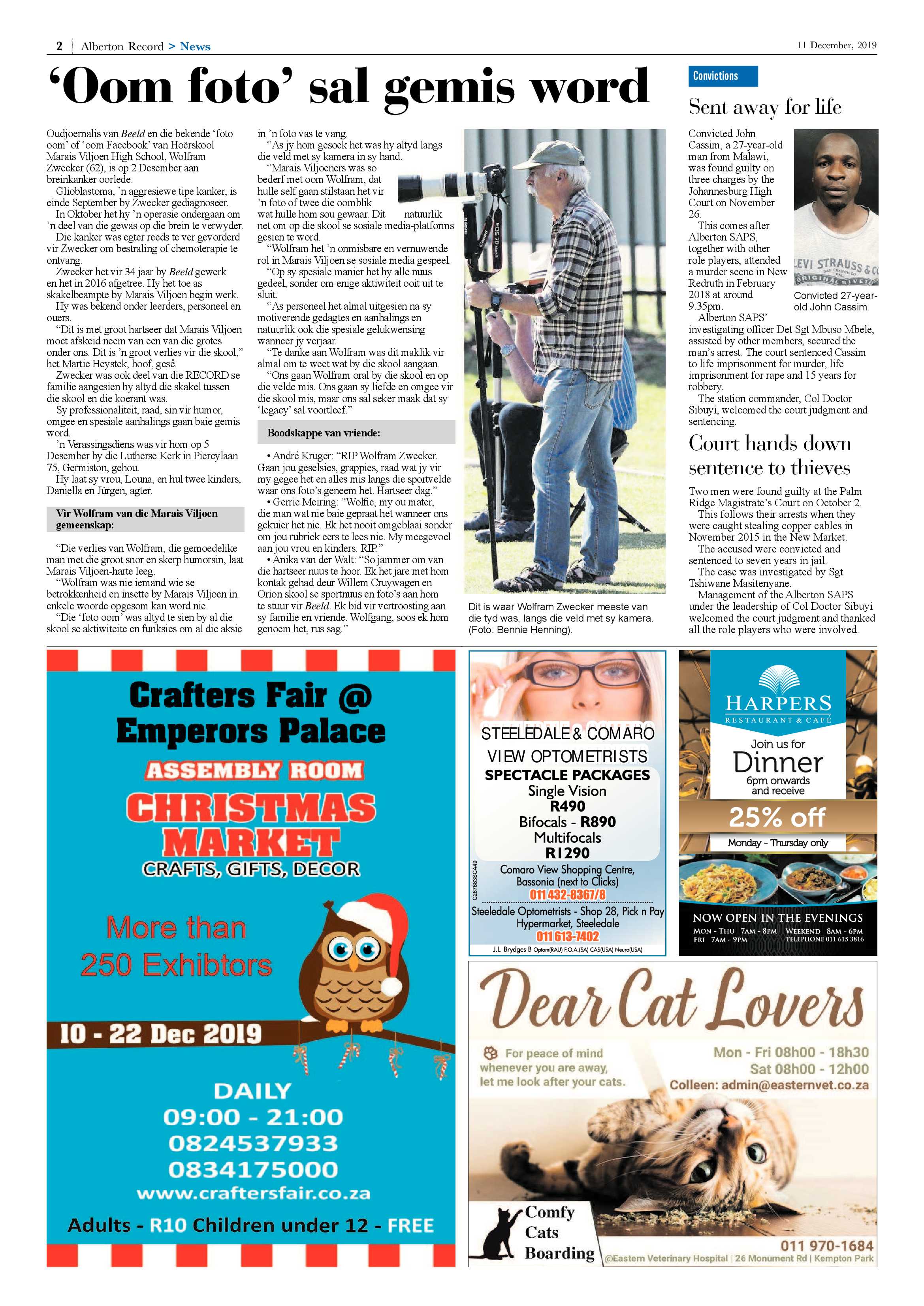 Alberton Record 11 December 2019 page 2