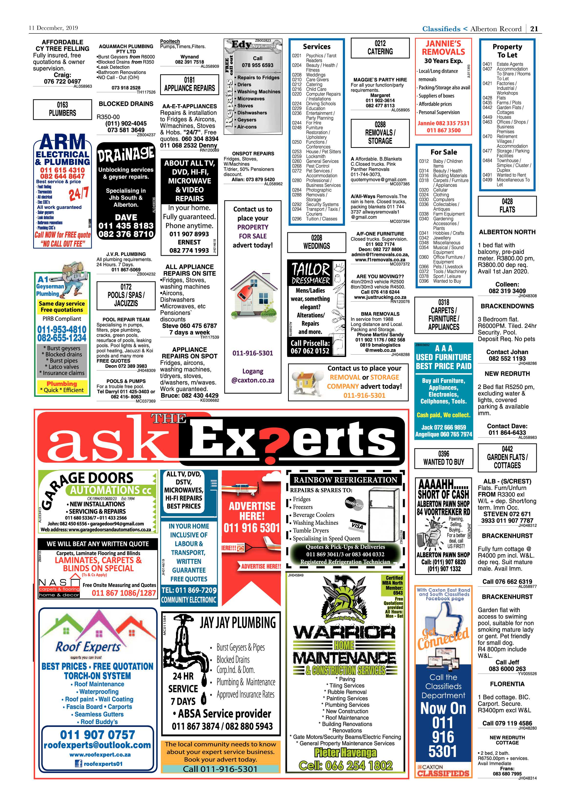 Alberton Record 11 December 2019 page 21