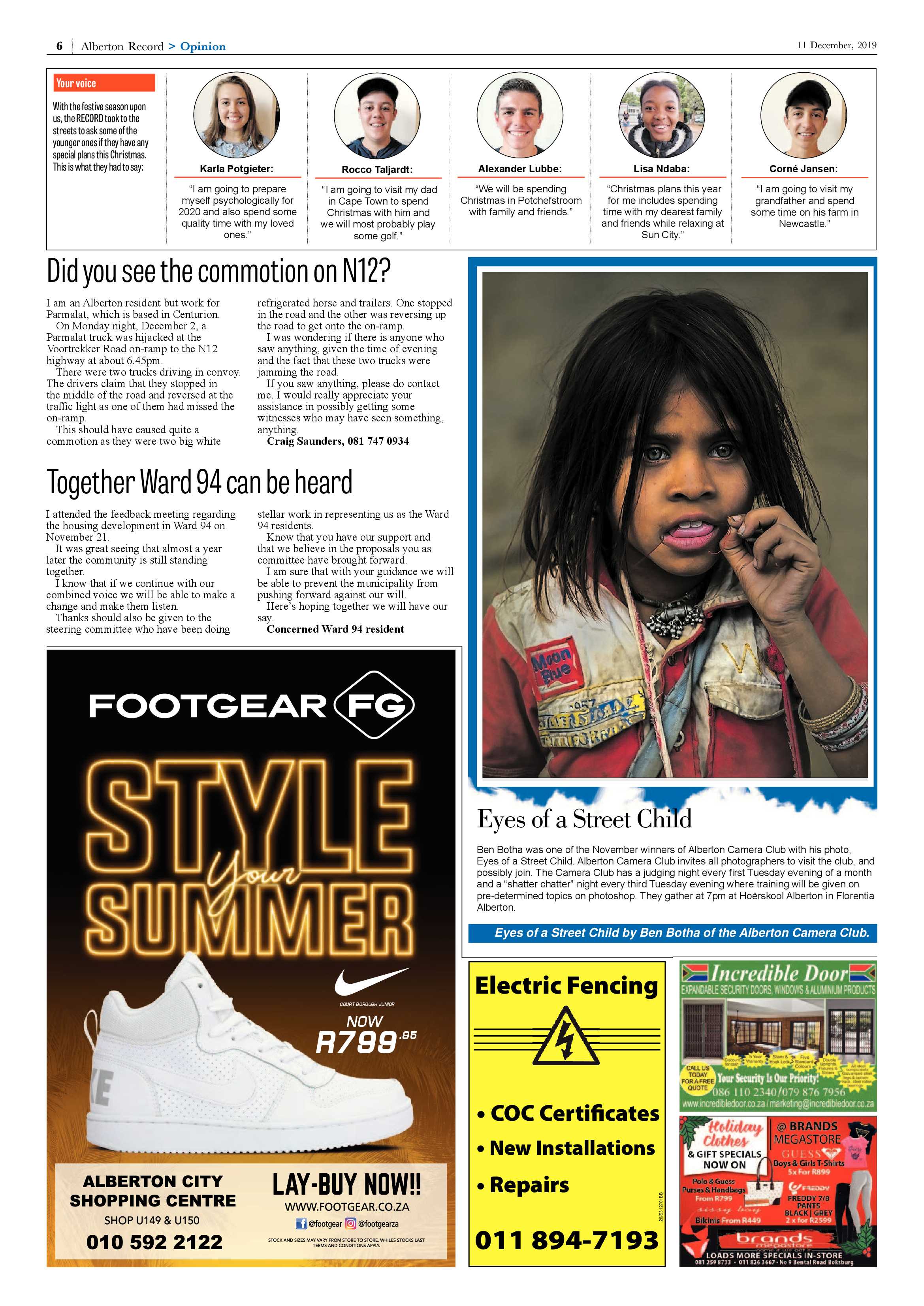 Alberton Record 11 December 2019 page 6